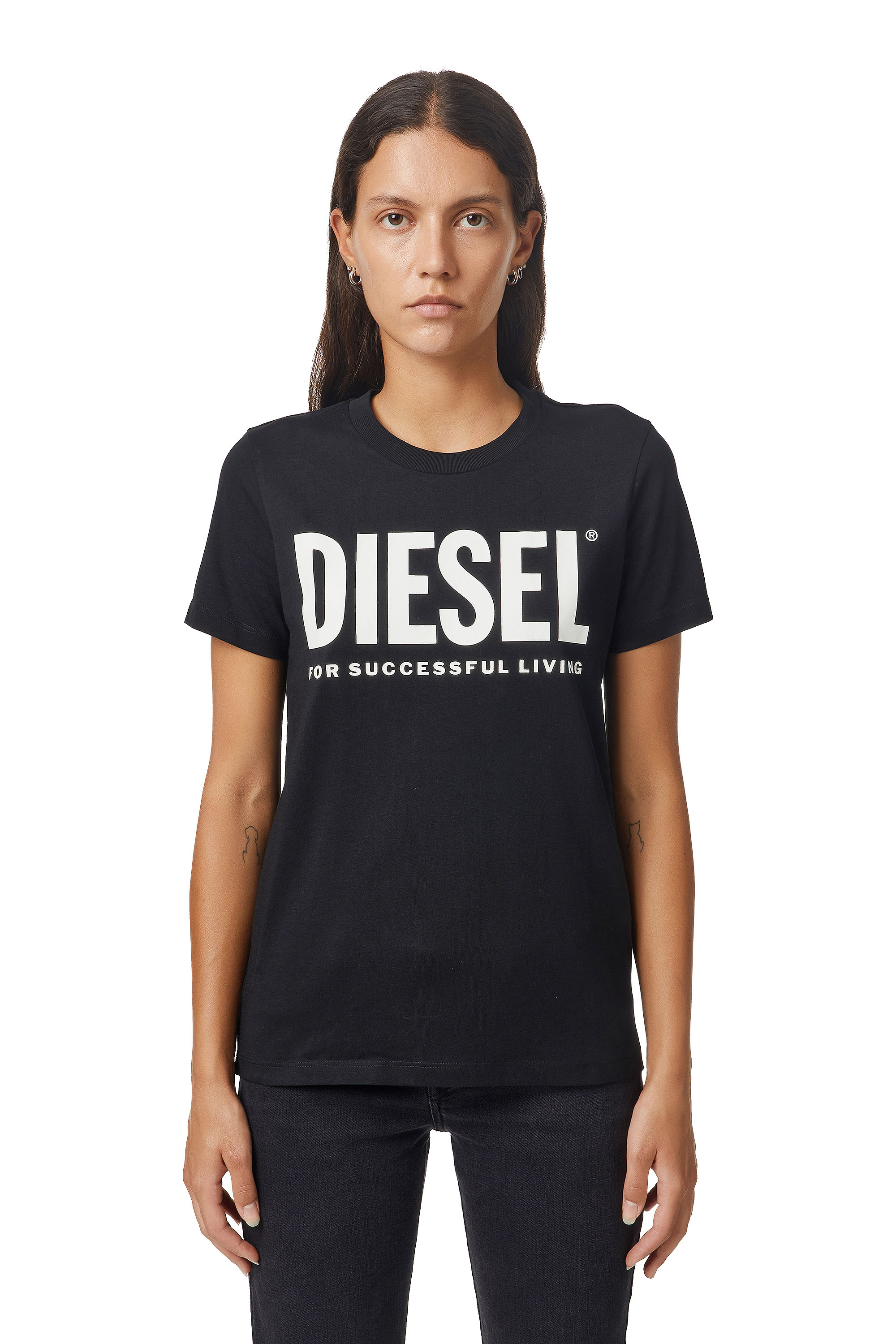 T-SILY-WX, Schwarz/Weiss - T-Shirts