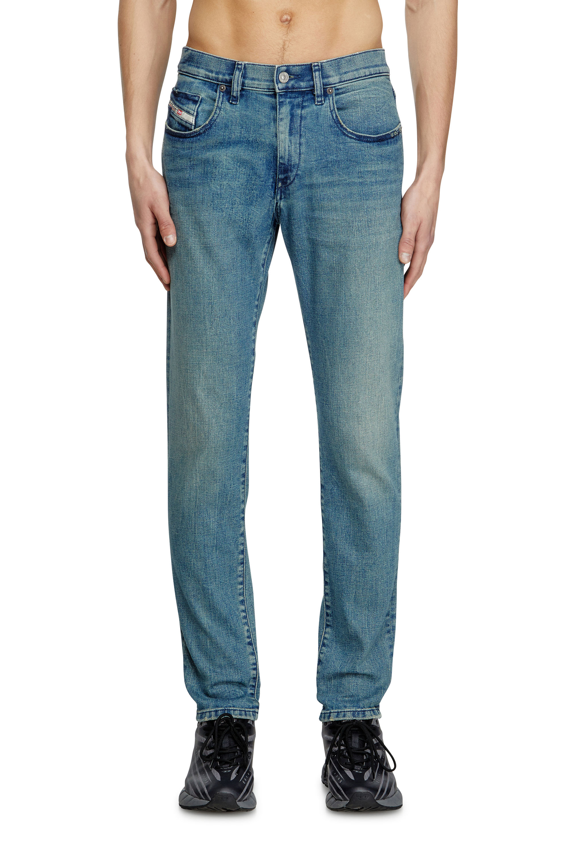 Diesel - Herren Slim Jeans 2019 D-Strukt 0BMBW, Mittelblau - 1