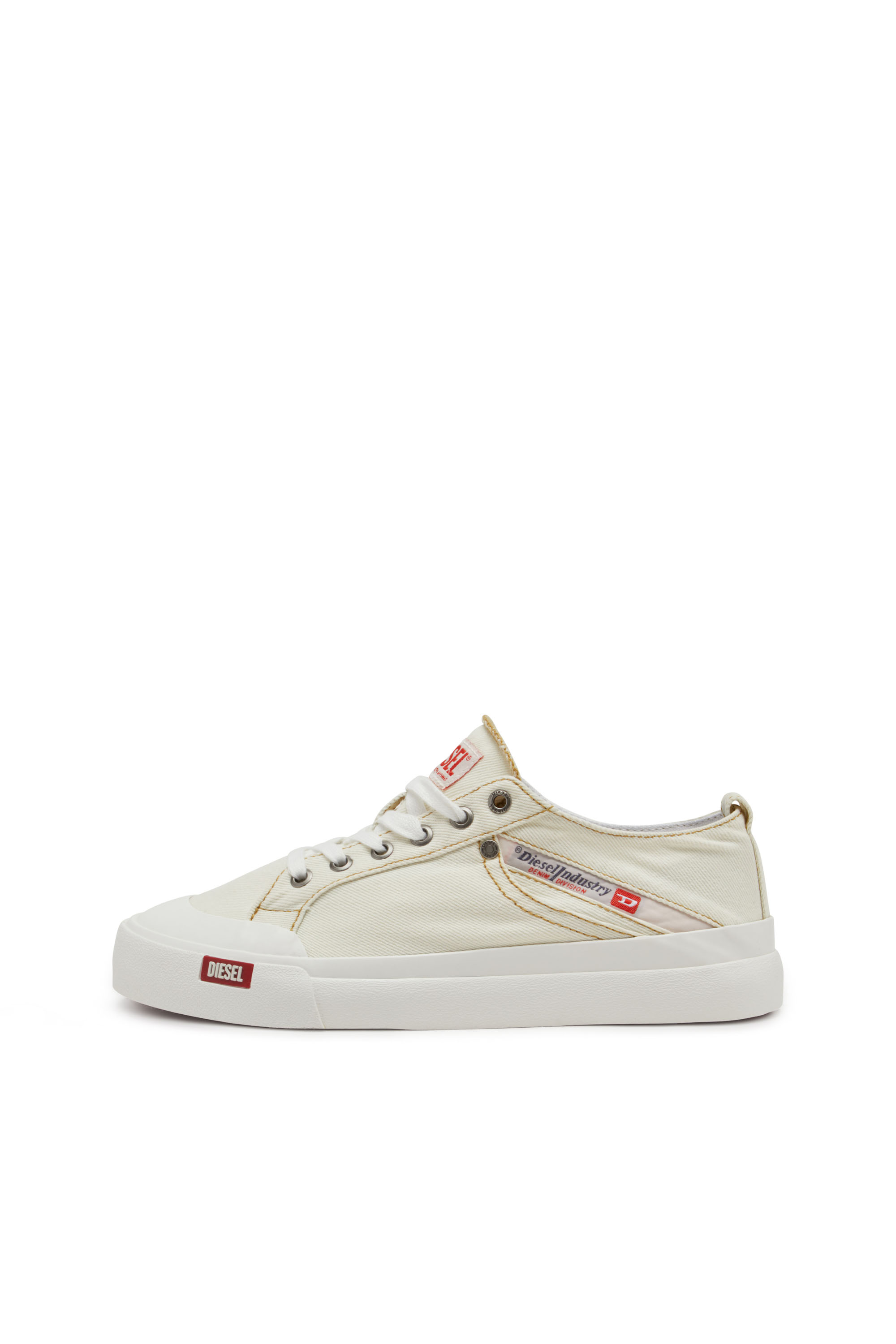 S-ATHOS NMD LOW W, Weiß Diesel - S-ATHOS NMD LOW W, Damen S-Athos-Sneakers aus Denim mit Taschendetail in Weiß - 7