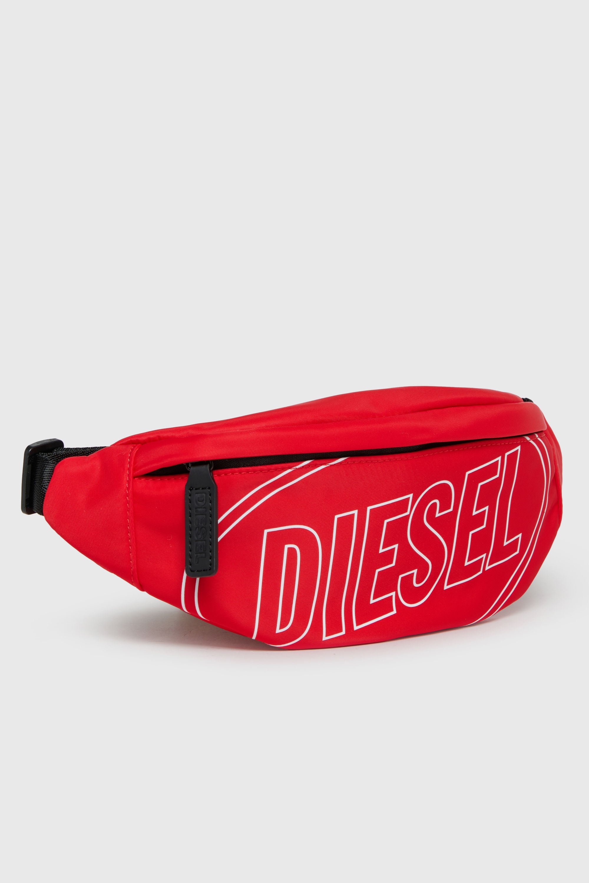 Diesel - WCIRY, Herren WCIRY - Nylon-G&uuml;rteltasche mit Logo-Print in Rot - 3