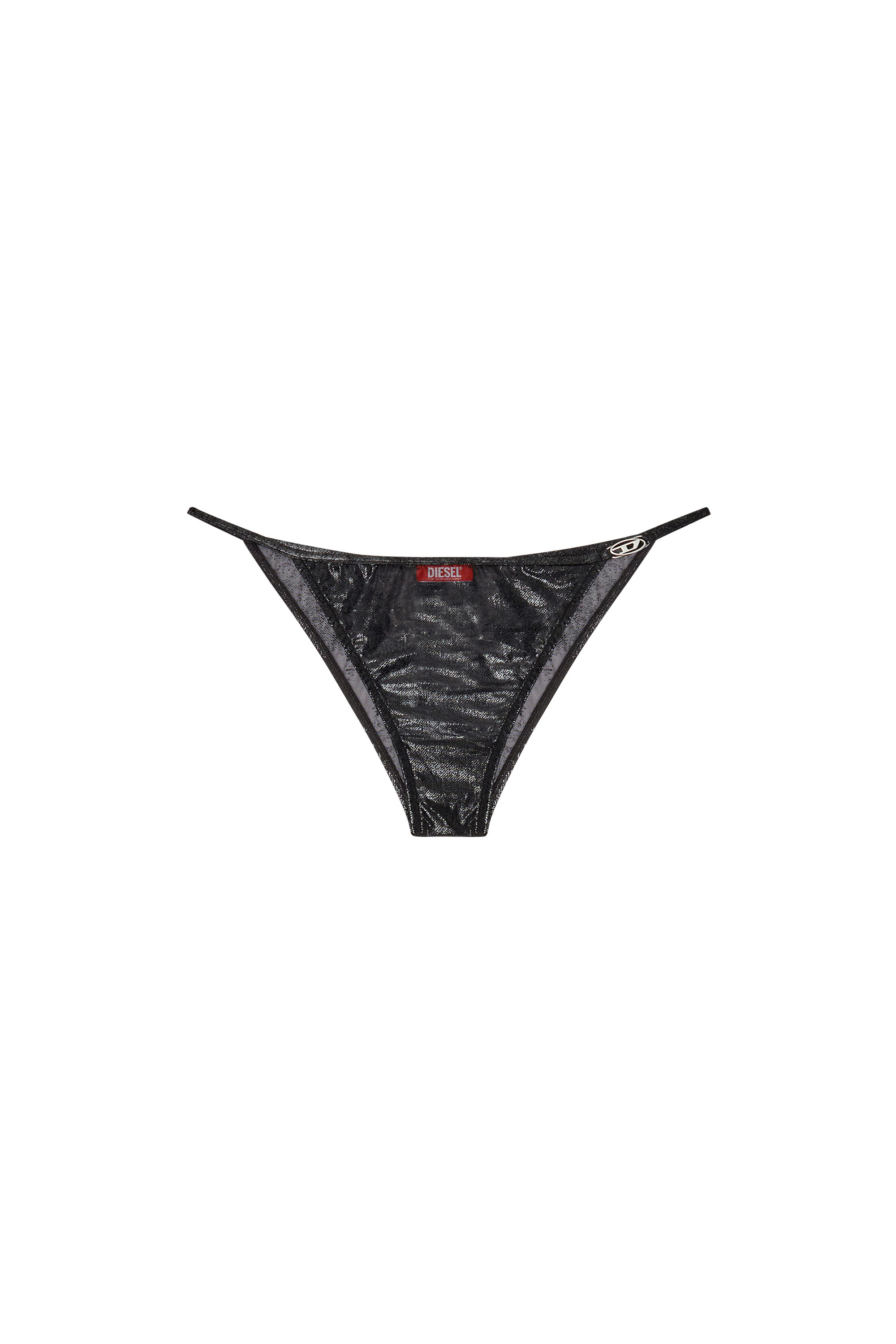Diesel - PUNCHY-GFT, Damen Slip aus Nylon mit Logo in Schwarz - 3