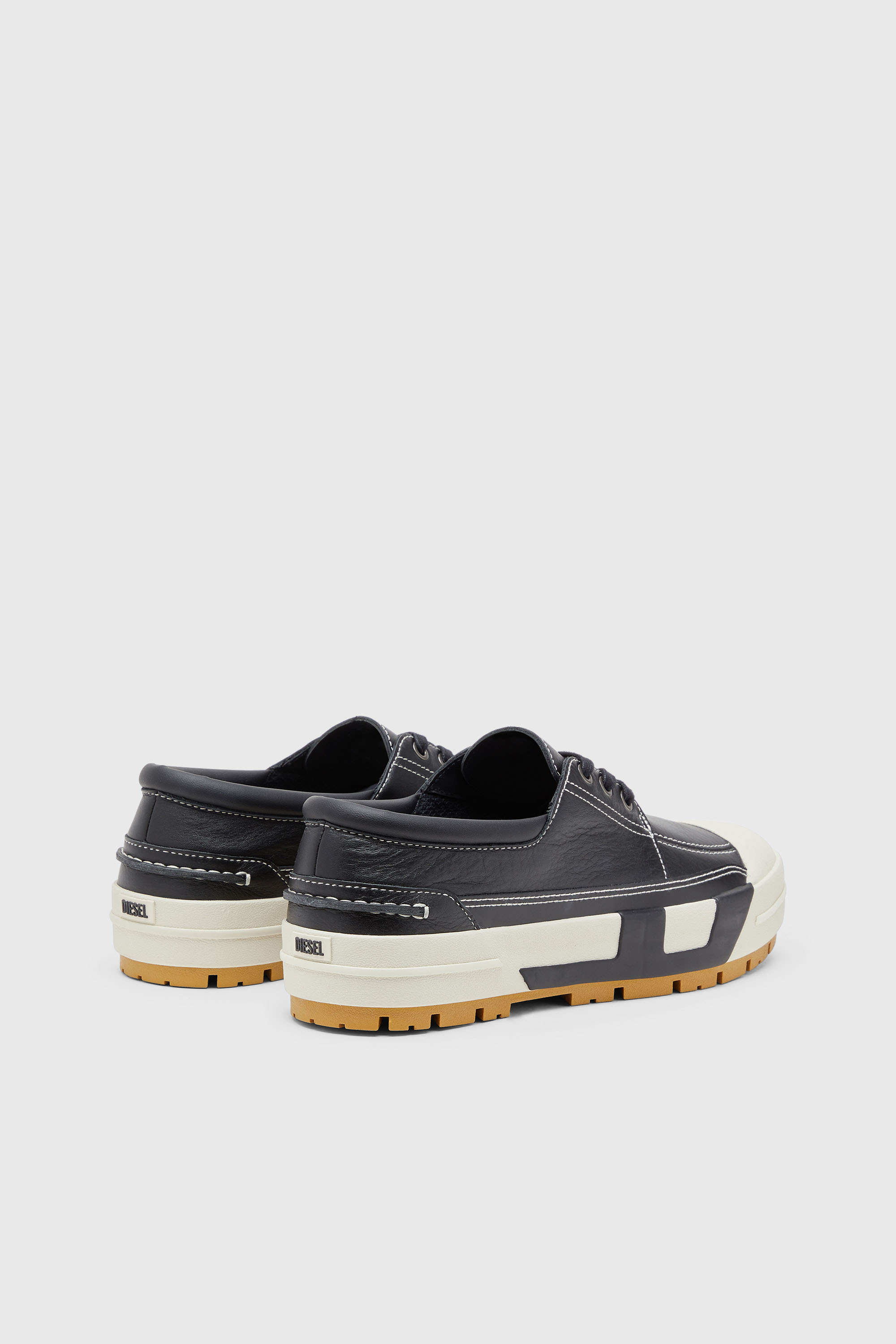 Diesel - S-D-VERSE MOCASSIN, Herren S-D-Verse - Hybrid-Mokassin aus Leder in Schwarz - 3