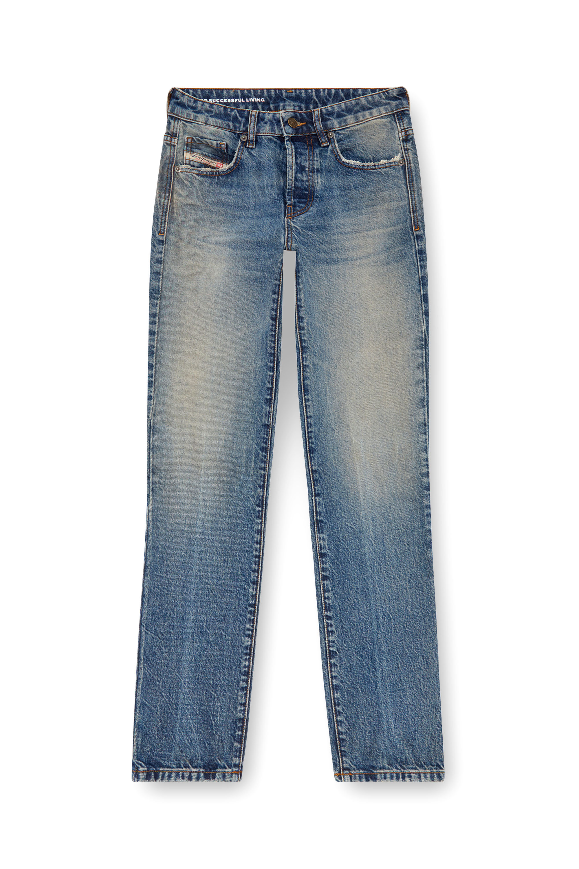 Diesel - Damen Regular Jeans 1989 D-Mine 0GRDH, Mittelblau - 2