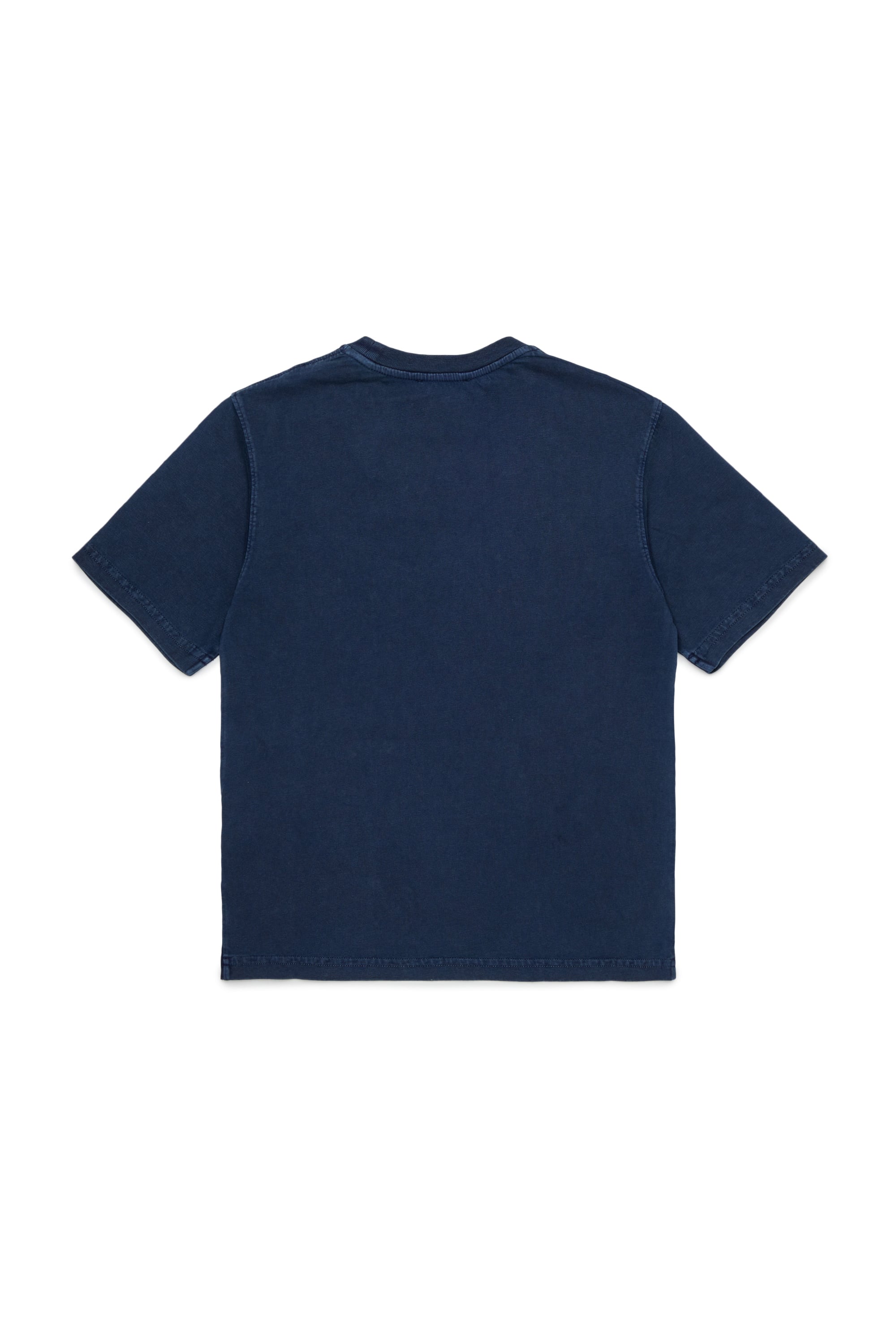 Diesel - TISEL OVER, Herren Baumwoll-T-Shirt mit Maxi-Logo-Print in Dunkelblau - 2
