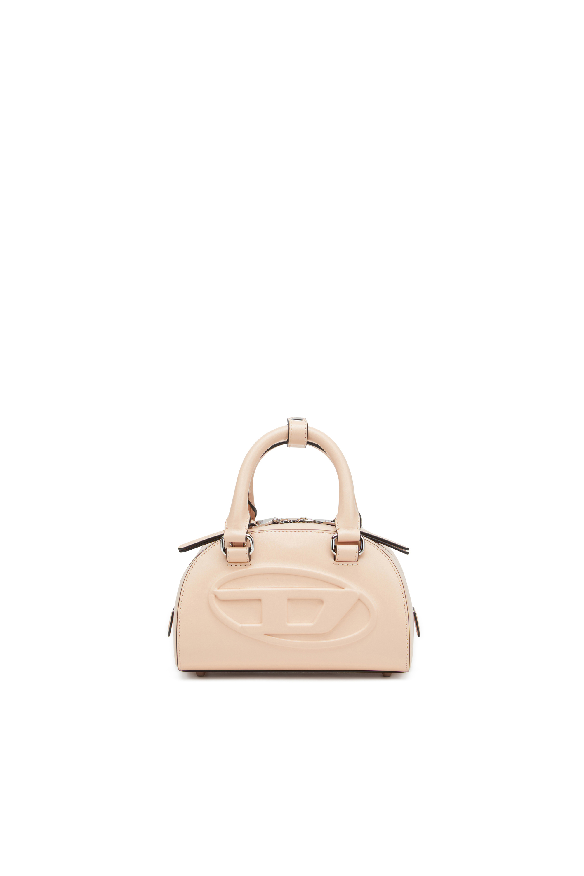 Diesel - 1DR DOME CROSSBODY, Damen 1DR Dome-Mini-Bowling-Tasche aus Leder in Rosa - 1