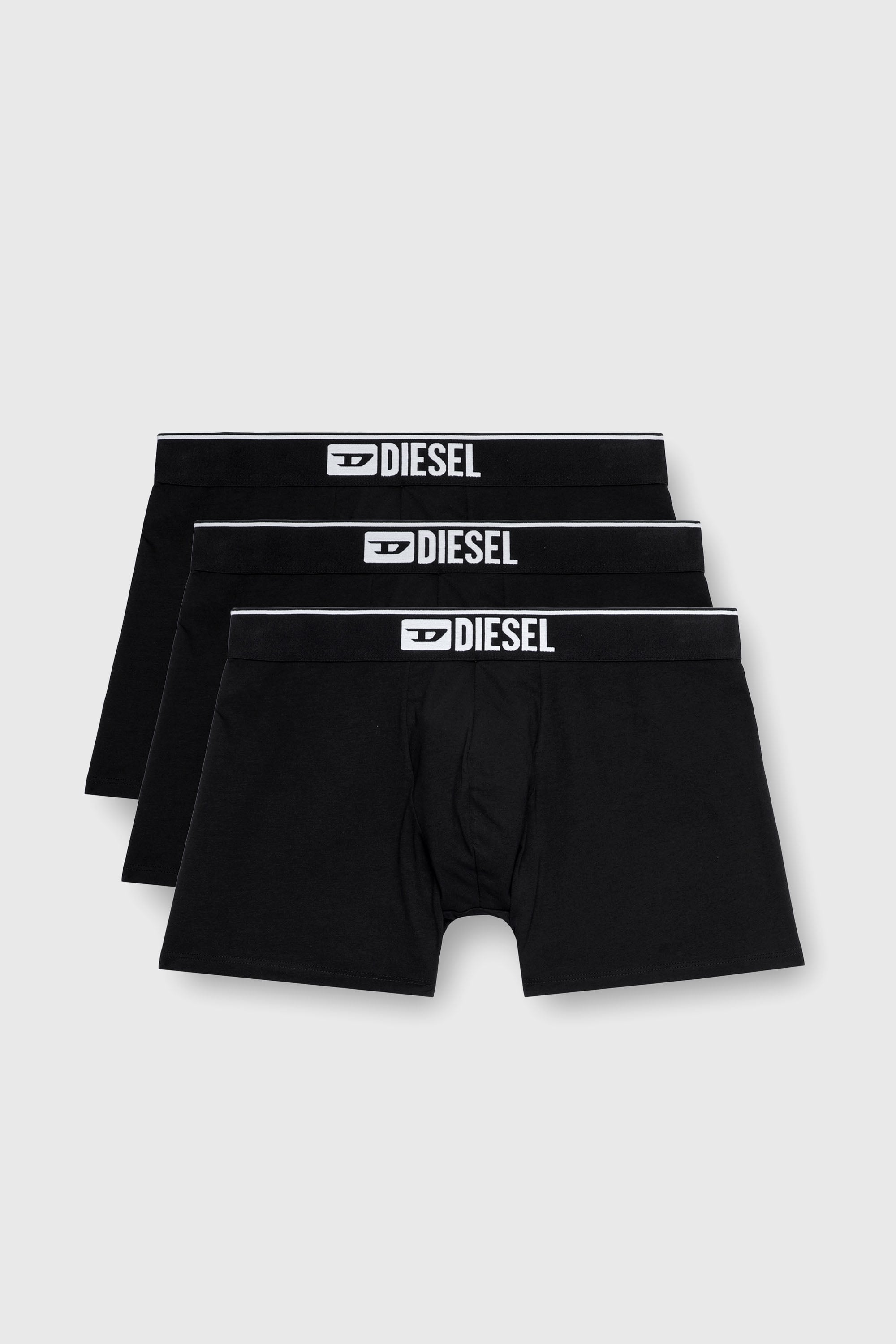 Diesel - UMBX-SEBASTIANTHREEPAC, Herren Einfarbige, lange Retropants im Dreierpack in Schwarz - 2
