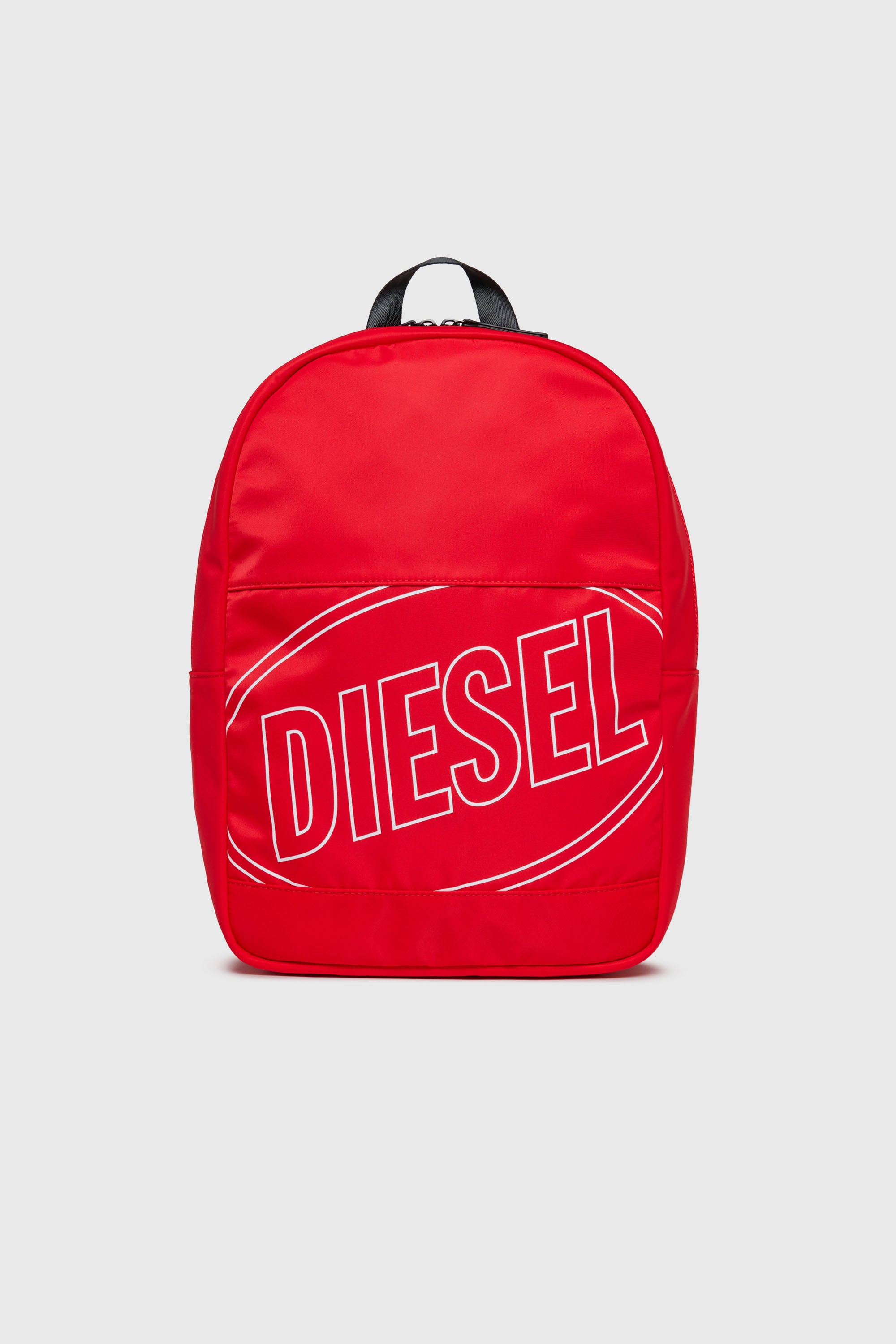 Diesel - WCIRCLE, Herren WCIRCLE - Nylon-Rucksack mit Logo-Print in Rot - 1