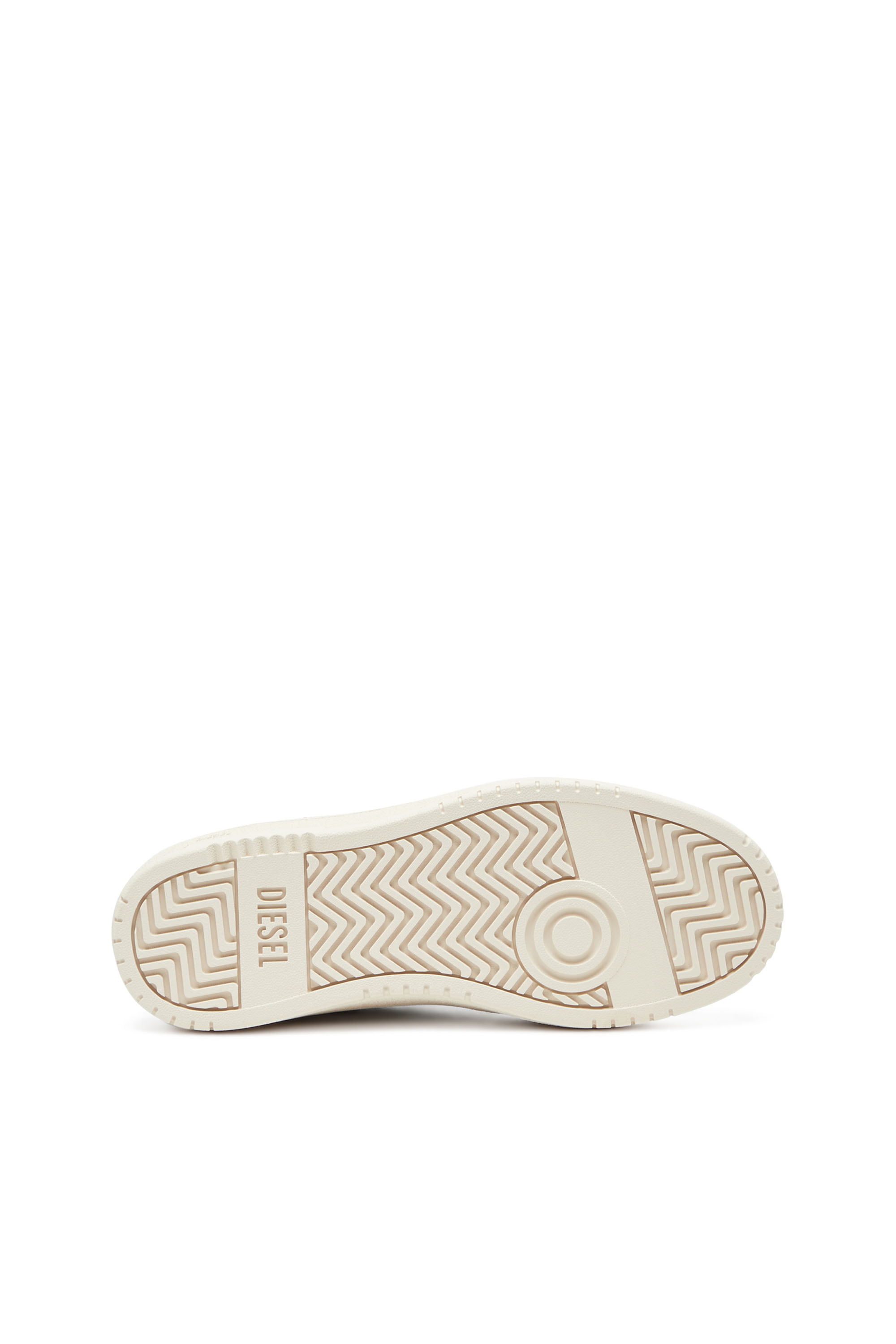 Diesel - S-UKIYO V2 LOW, Herren S-Ukiyo Low-Low Top-Sneakers aus Leder und Nylon in Wei&szlig; - 5