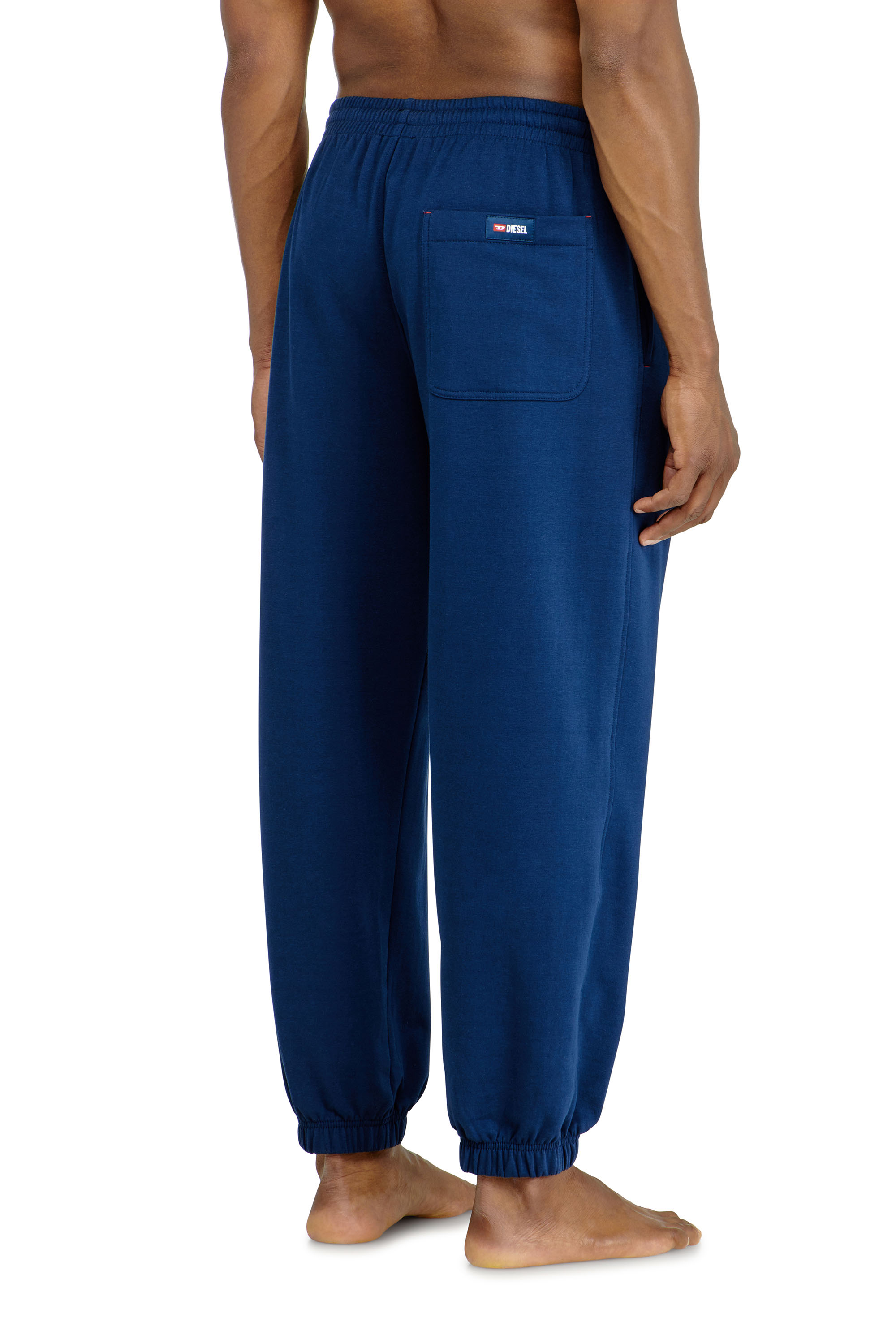 Diesel - LENNY-D-CORE, Herren Sweathose aus aufgerauter Baumwollmischung in Blau - 3