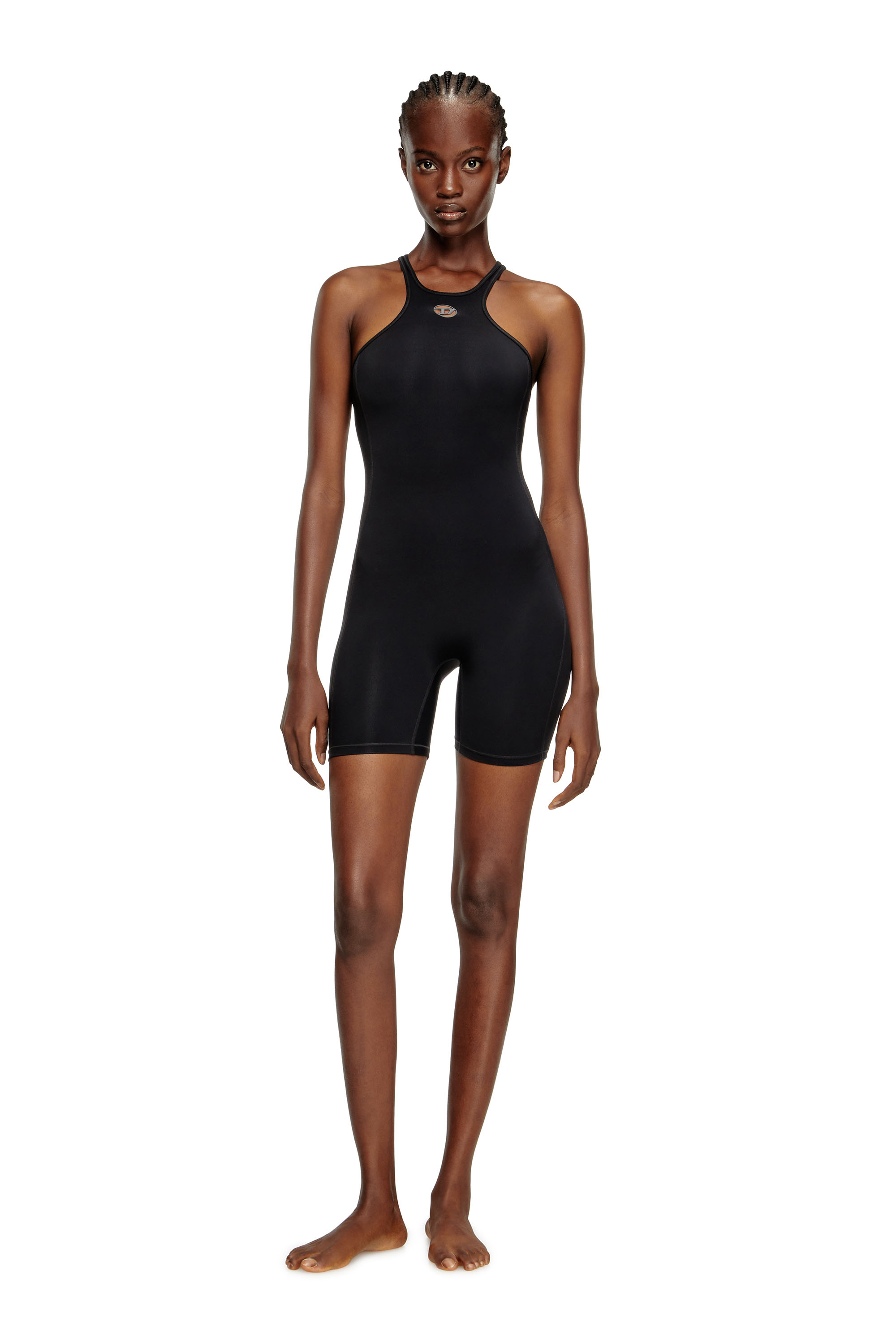 Diesel - NYDIA-UTLT, Damen Racerback-Playsuit in Schwarz - 1