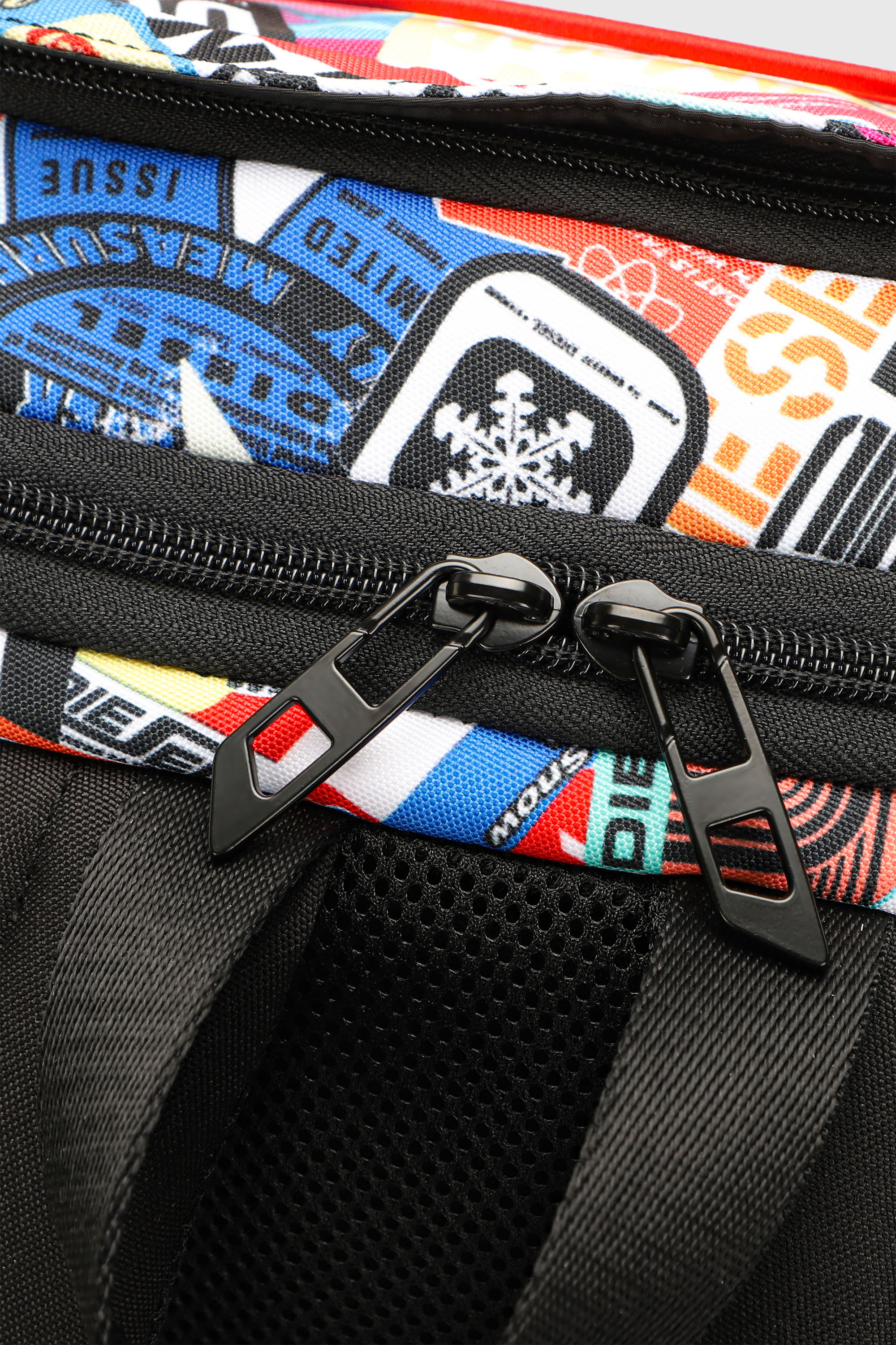 Diesel - DIESEL PC PRINTED BACKPACK-STICKERS- DSB, Unisex Multifunktionaler Rucksack mit Aufklebern in Bunt - 6