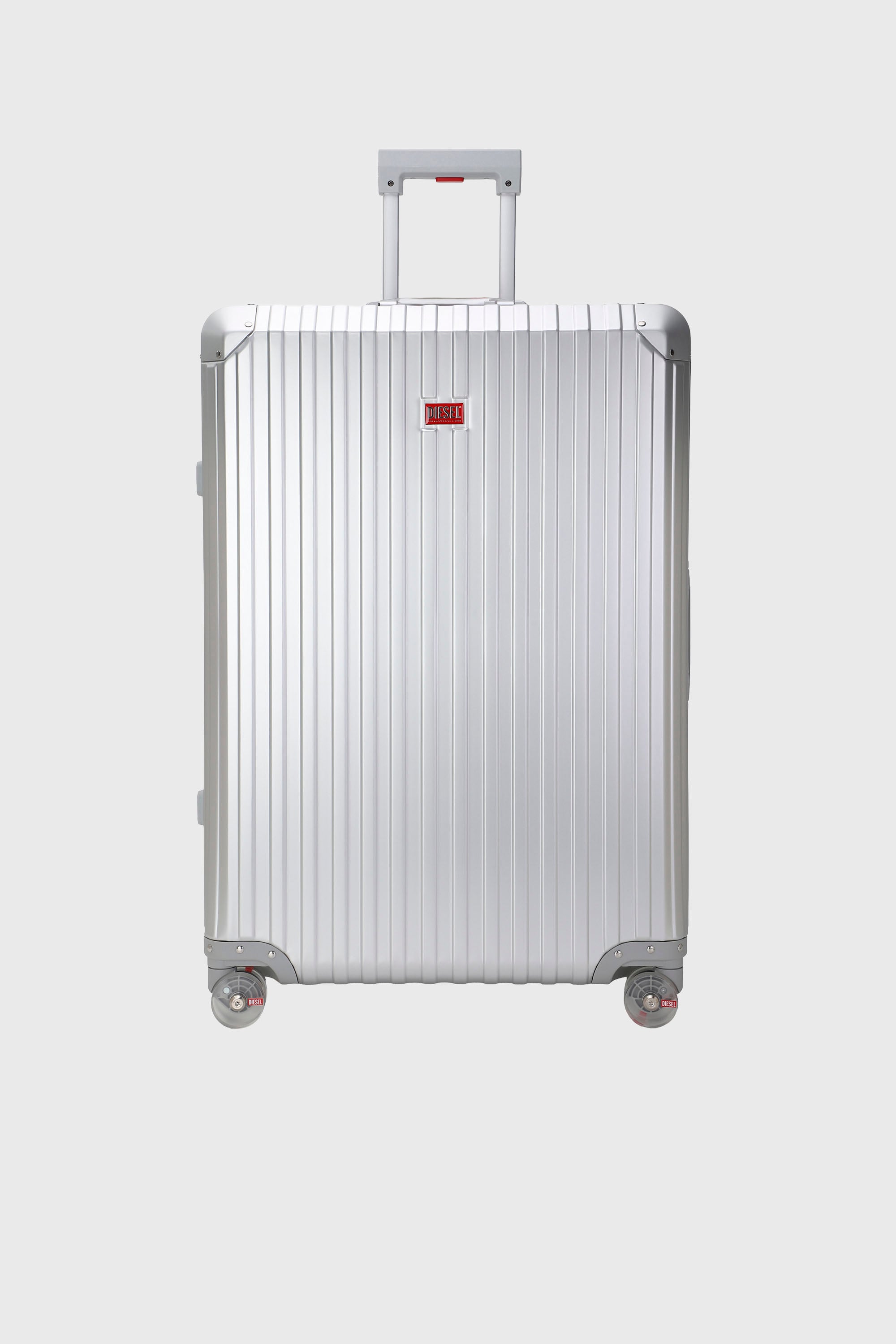 Diesel - DIESEL ALUMINUM TROLLEY- DSL002, Unisex Koffer aus Aluminium Gr&ouml;&szlig;e L in Silber - 1