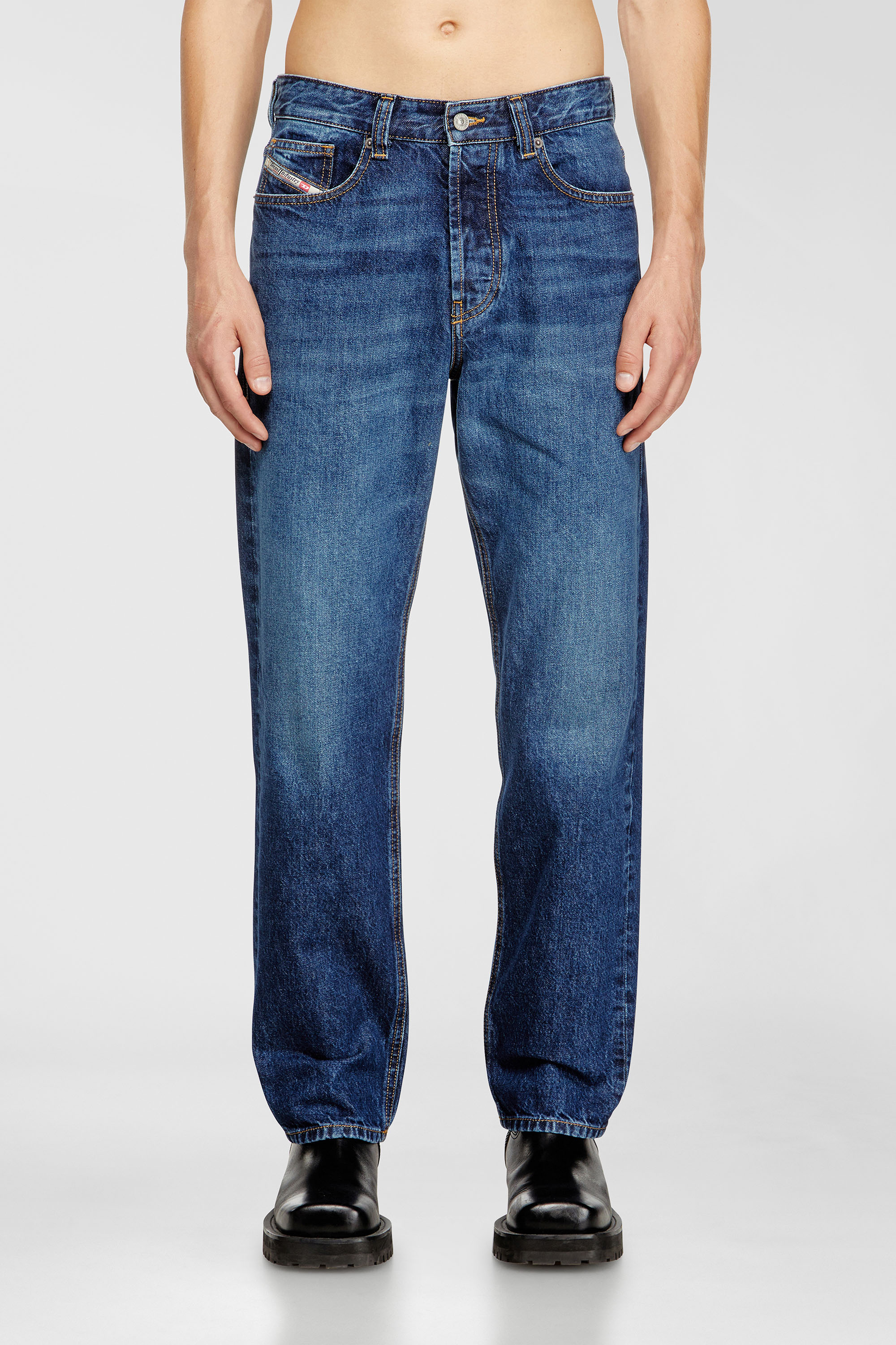 Diesel - Herren Regular Jeans 2024 D-Macs 09I27, Mittelblau - 2
