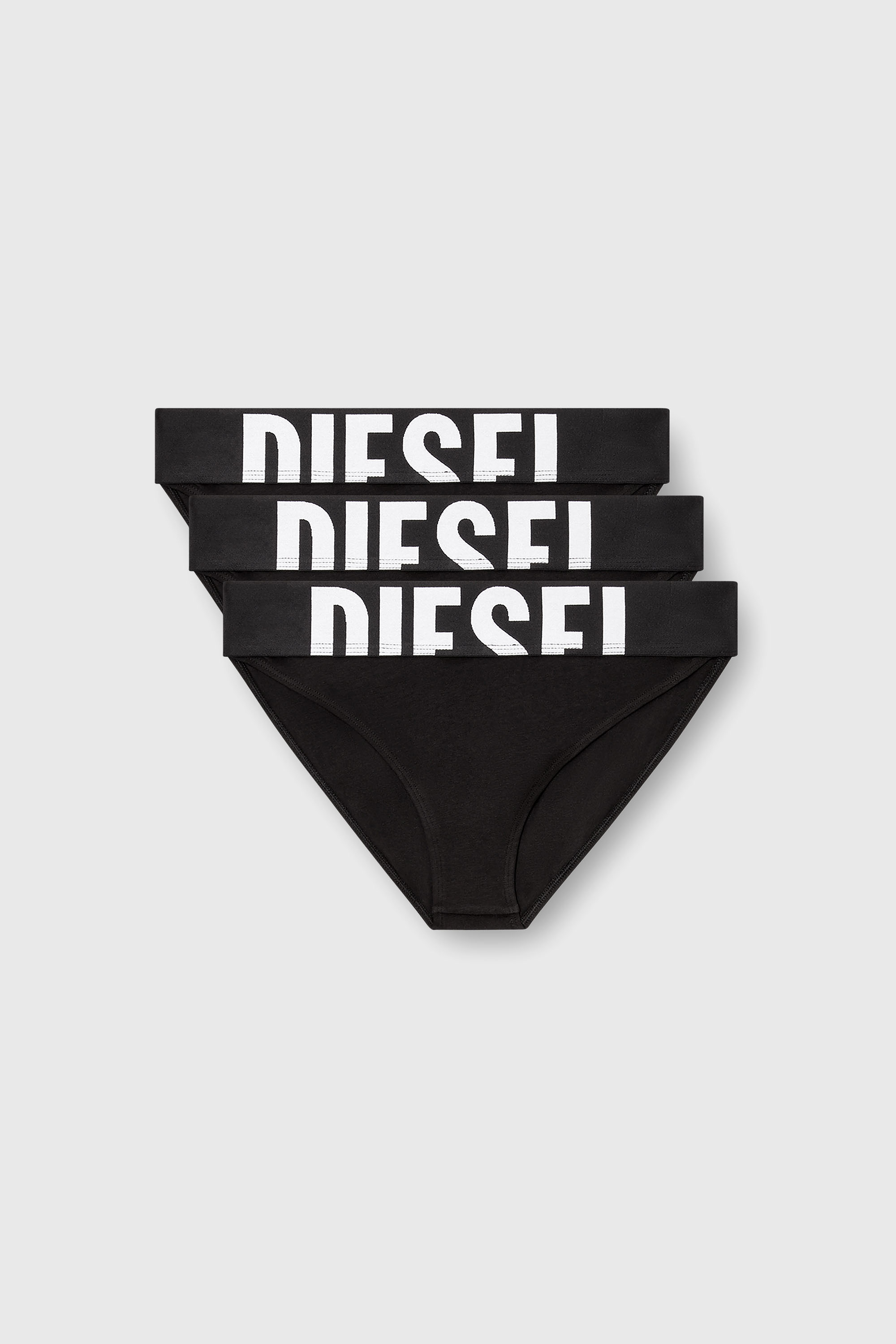 Diesel - LOLA-D-POP-3PACK, Damen Slips mit Cut-off-Logo im Dreierpack in Schwarz - 2