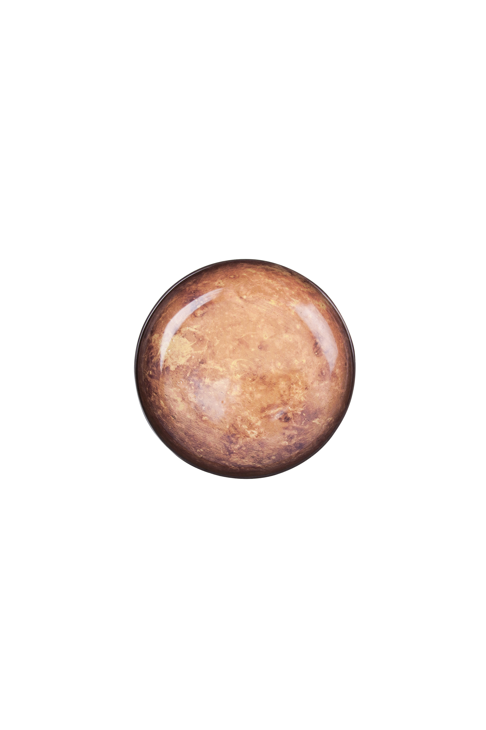Diesel - 10823 COSMIC DINER, Unisex Essteller aus Porzellan „Mars“ in Orange - Image 1