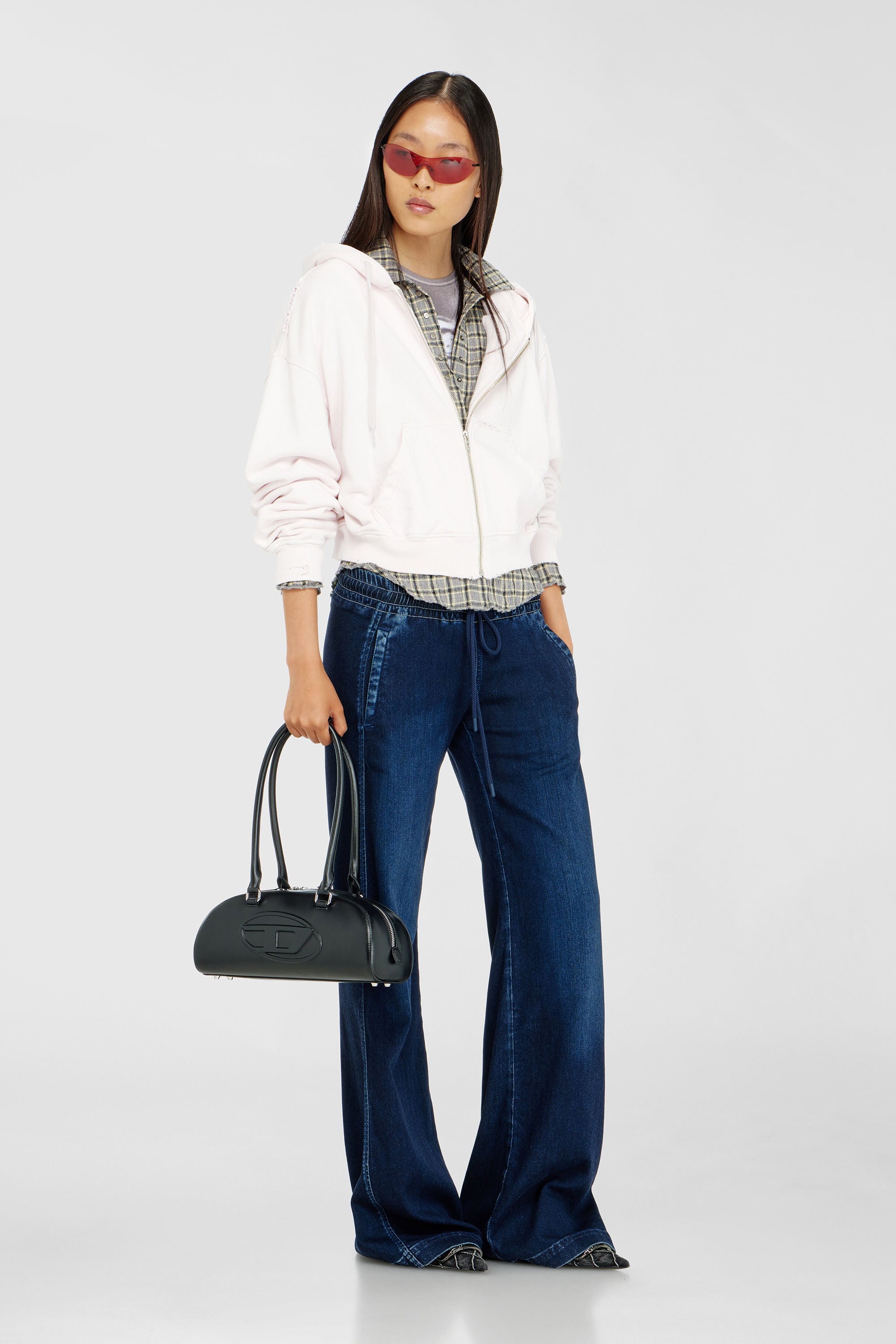 Diesel - Damen Relaxed 2078 D-Ainty Joggjeans&reg; 09P96, Dunkelblau - 1