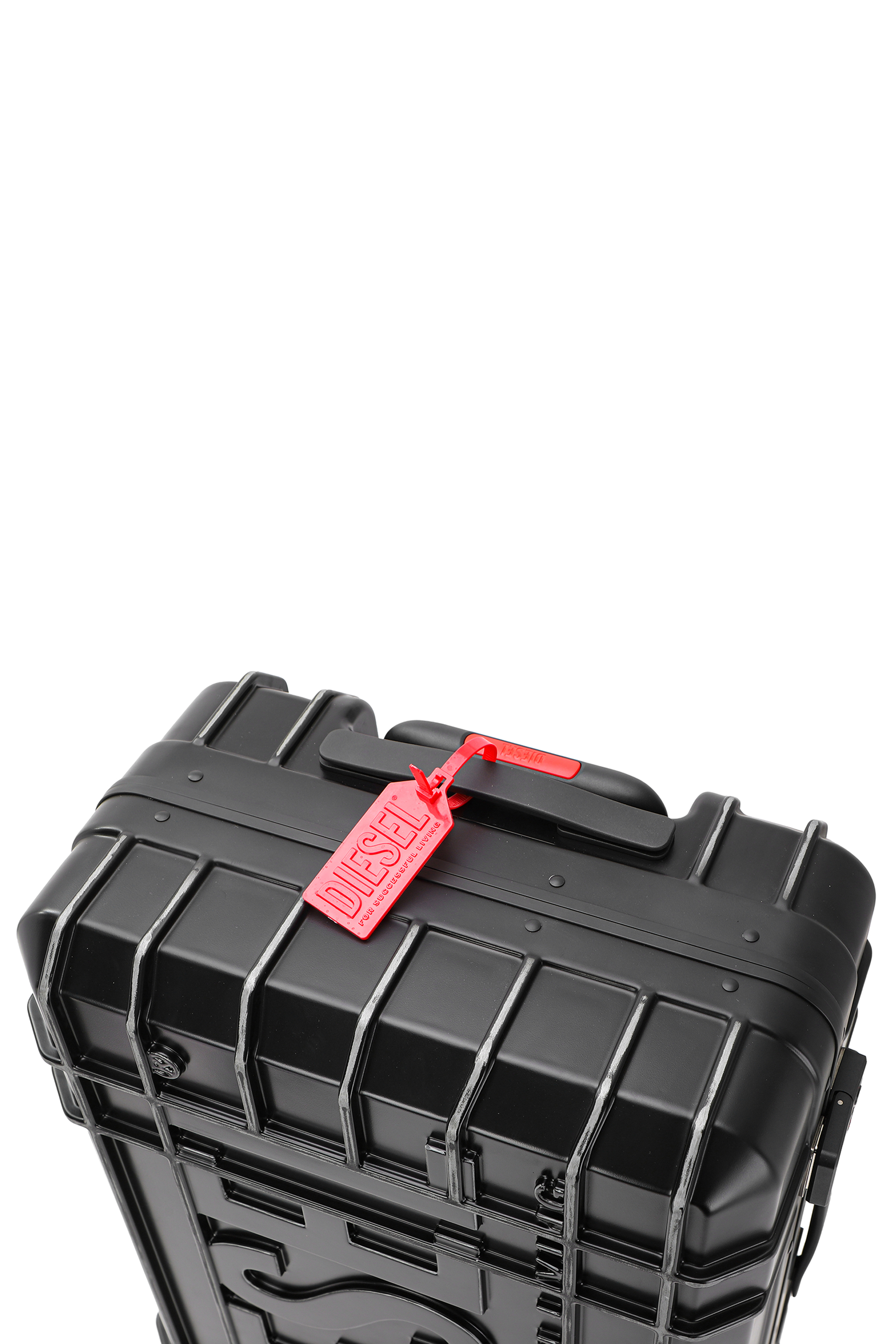 Diesel - DIESEL PC STRONG IMAGE TROLLEY- DSL003, Unisex Robuster Kabinenkoffer 24" in Schwarz - 2