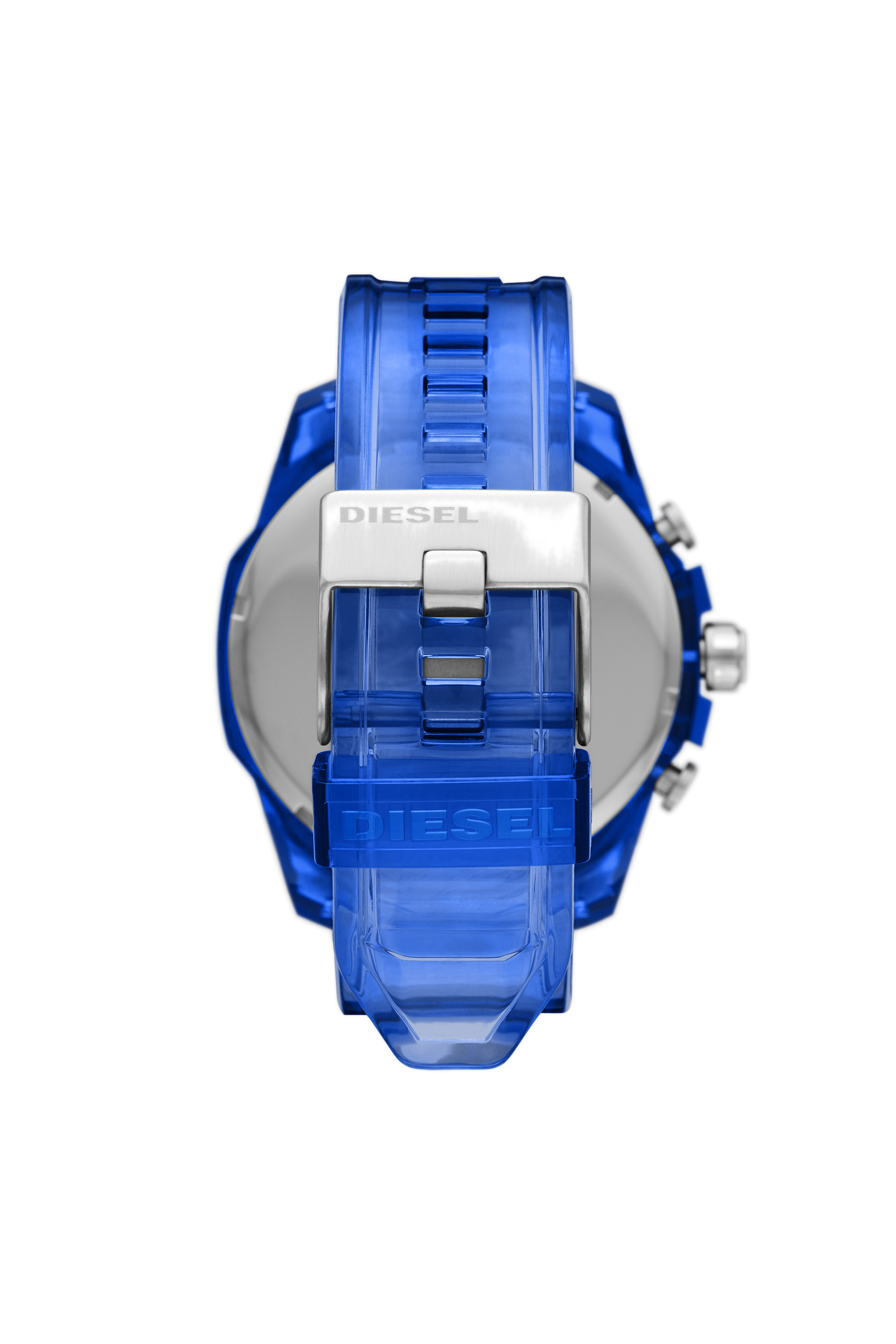 Diesel - DZ4531, Herren Blaue Mega Chief-Armbanduhr aus Polyurethan mit Chronograph-Anzeige in Blau - 2