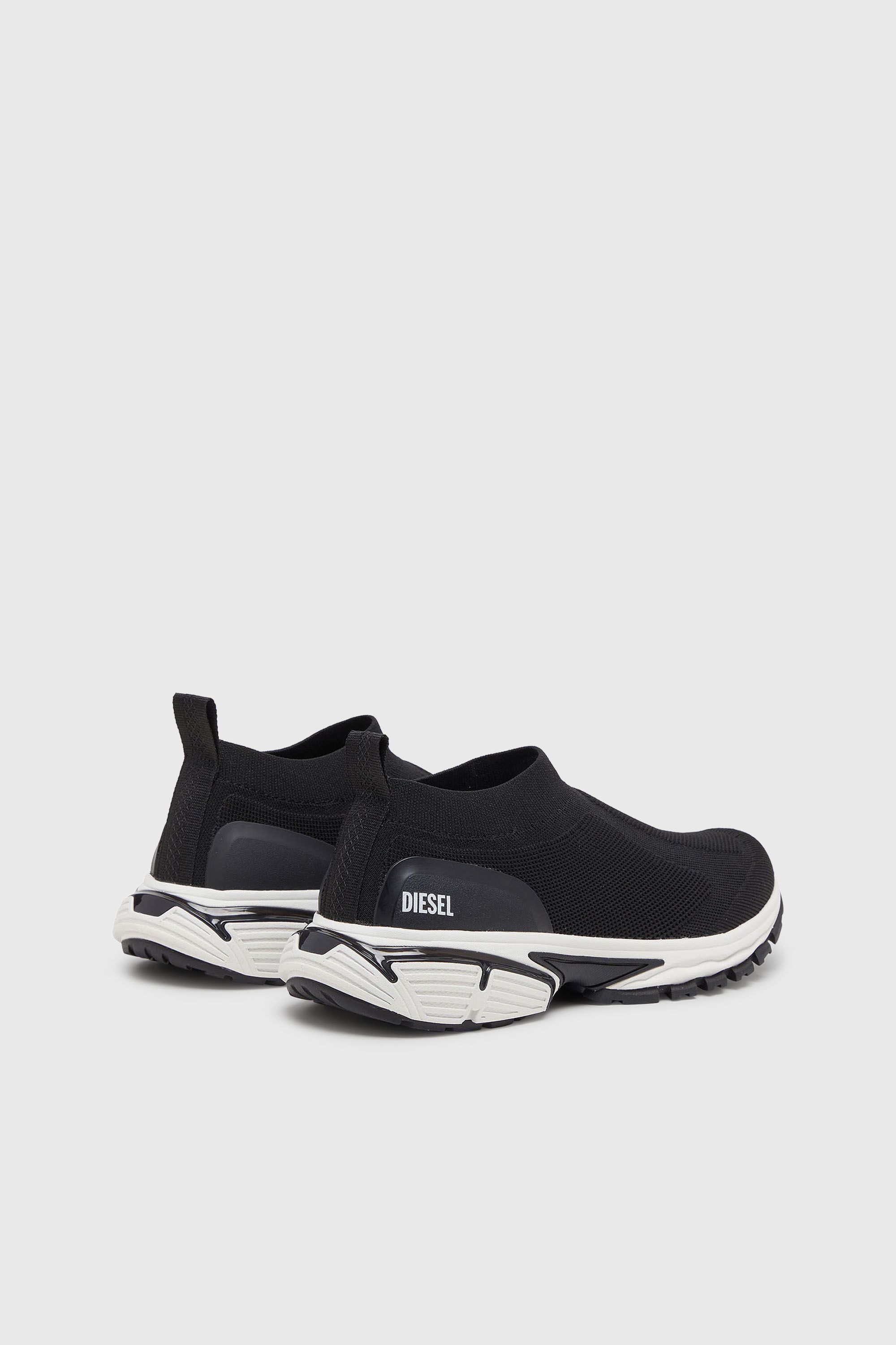 Diesel - S-PRO-V-DENSE-SOCKS, Herren Pro-V-Dense-Slip-on-Strick-Sockenturnschuhe in Schwarz - 3