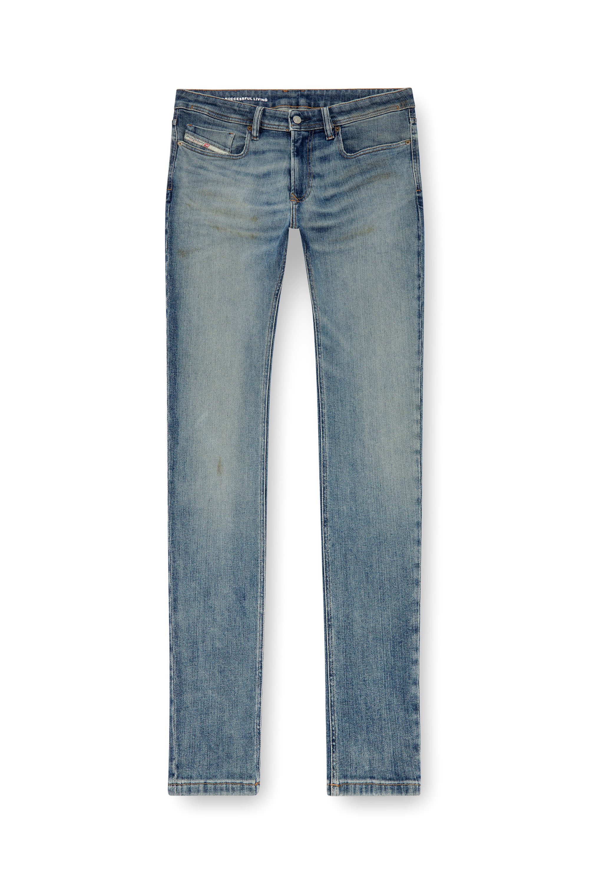 Diesel - Herren Skinny Jeans 1979 Sleenker 0GRDE, Mittelblau - Image 5