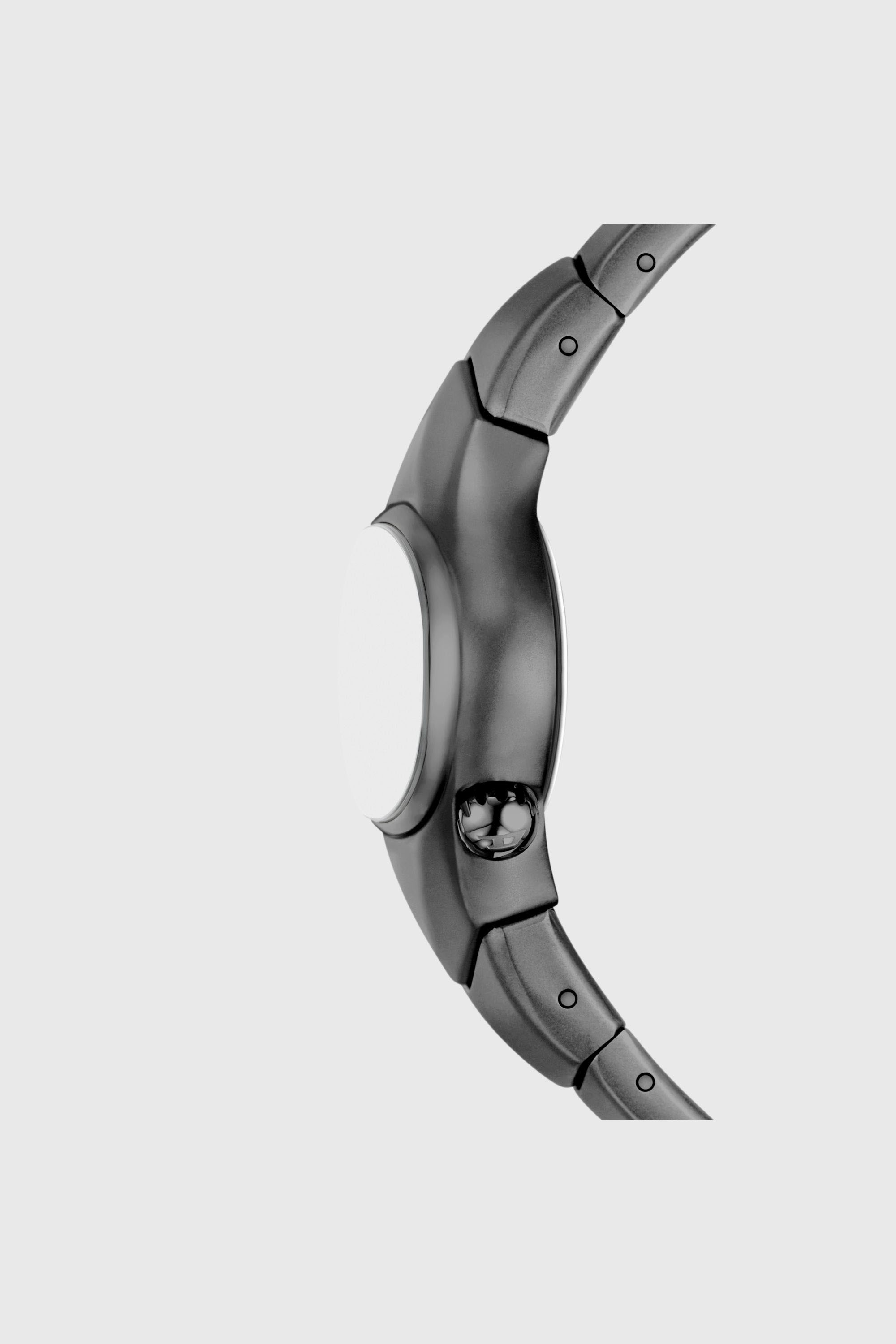 Diesel - DZ2229 WATCH, Herren D-Rush Armbanduhr aus Edelstahl in Gunmetal in Dunkelgrau - 3