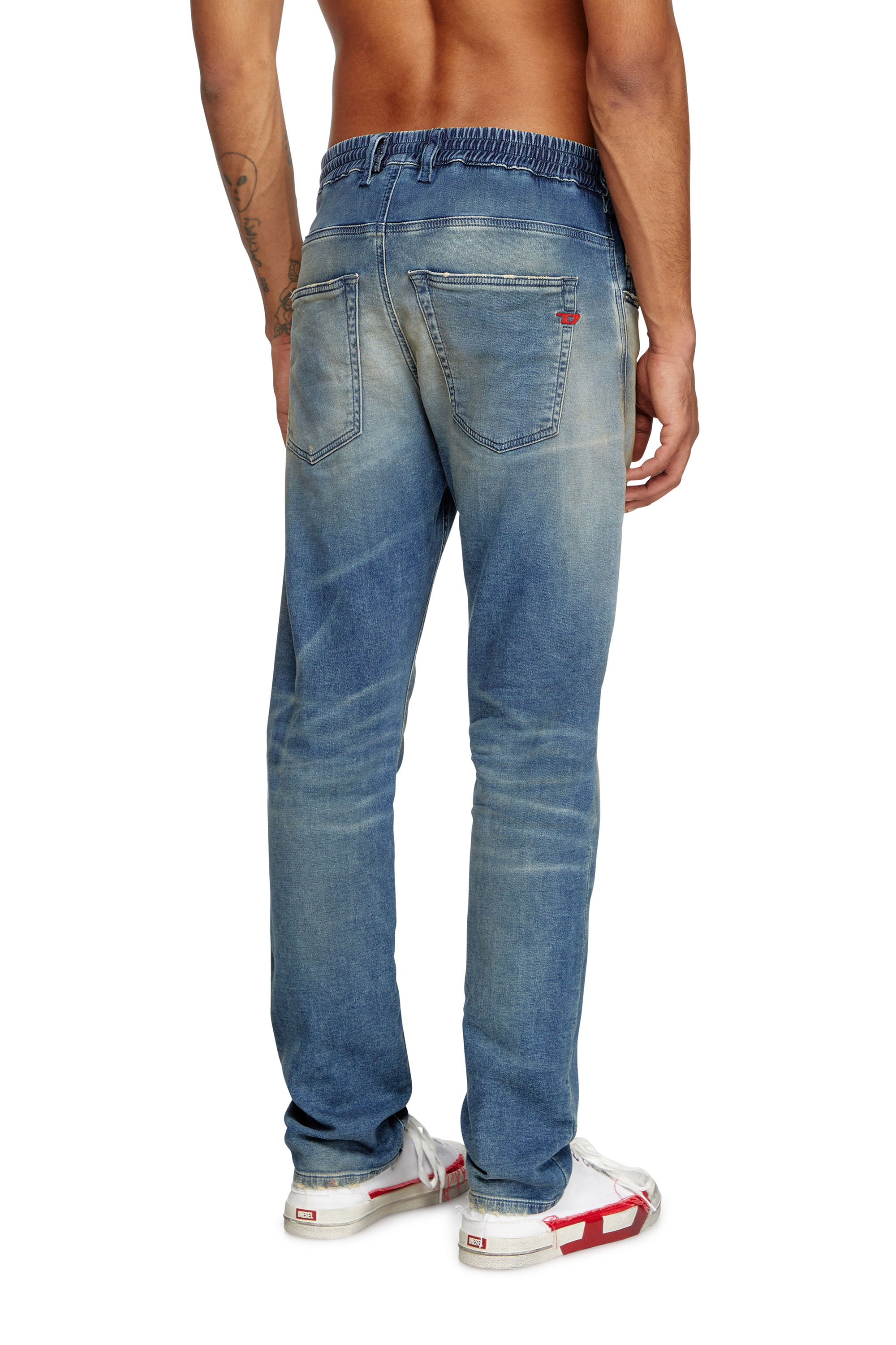 Diesel - Herren Regular 2030 D-Krooley Joggjeans® 068PQ, Mittelblau - 4