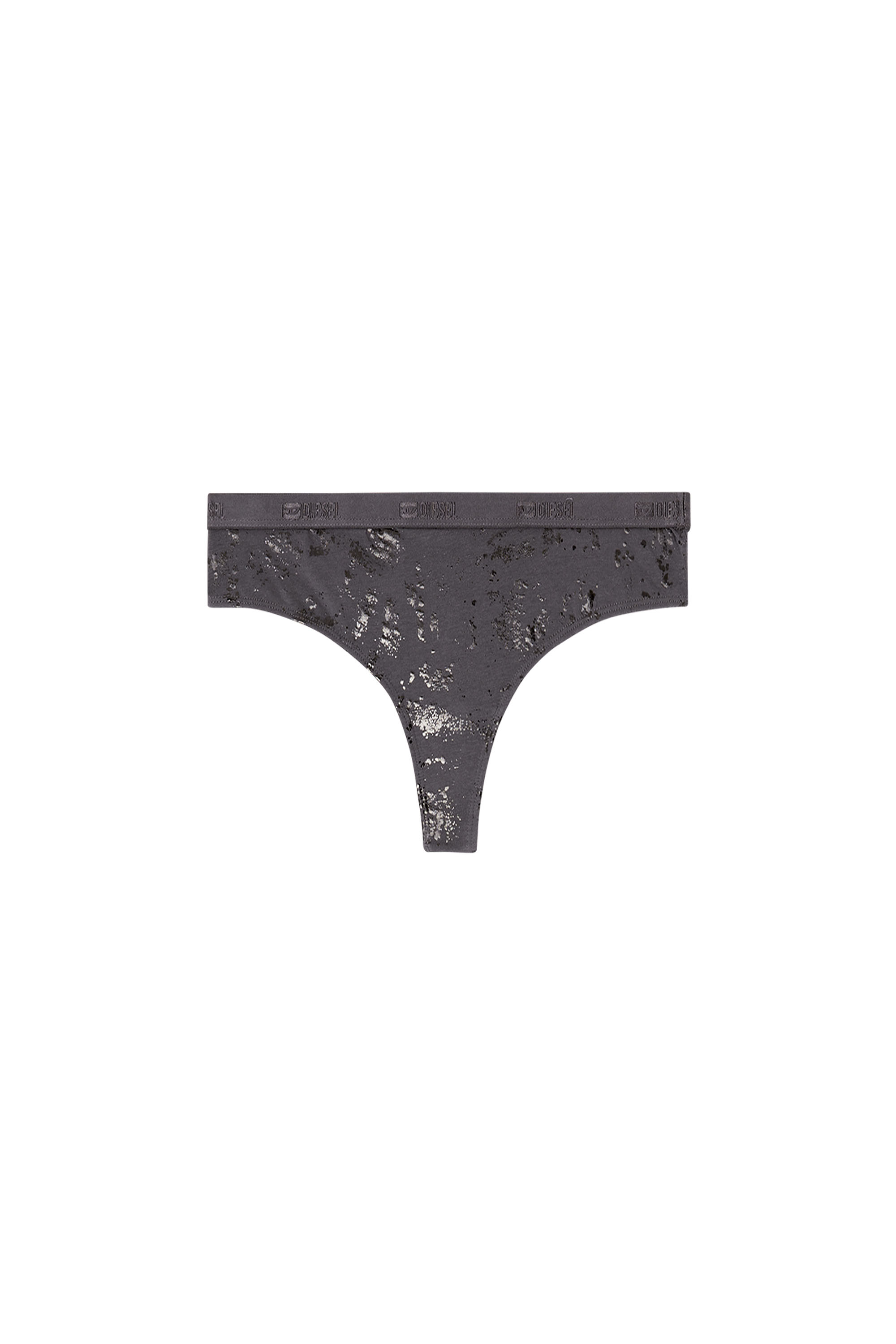 Diesel - STARS-GFT, Damen String-Tanga aus Stretch-Baumwolle mit Metallic-Effekt in null - 3