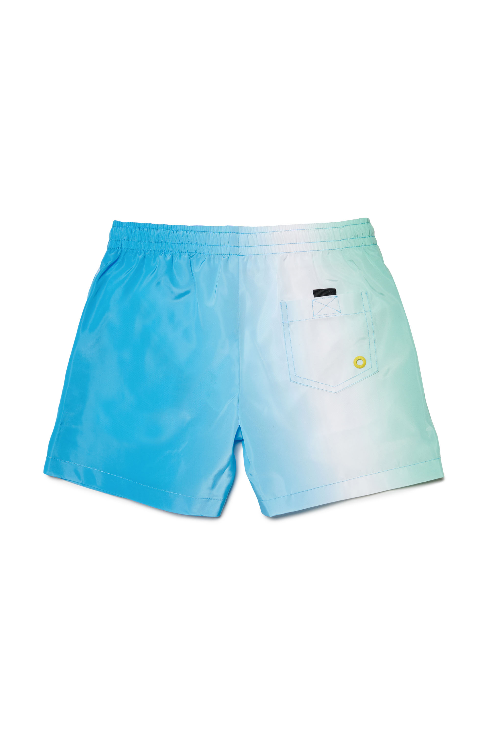 Diesel - MLUC, Man Tie-dye swim shorts with sun print in Blue - Image 2