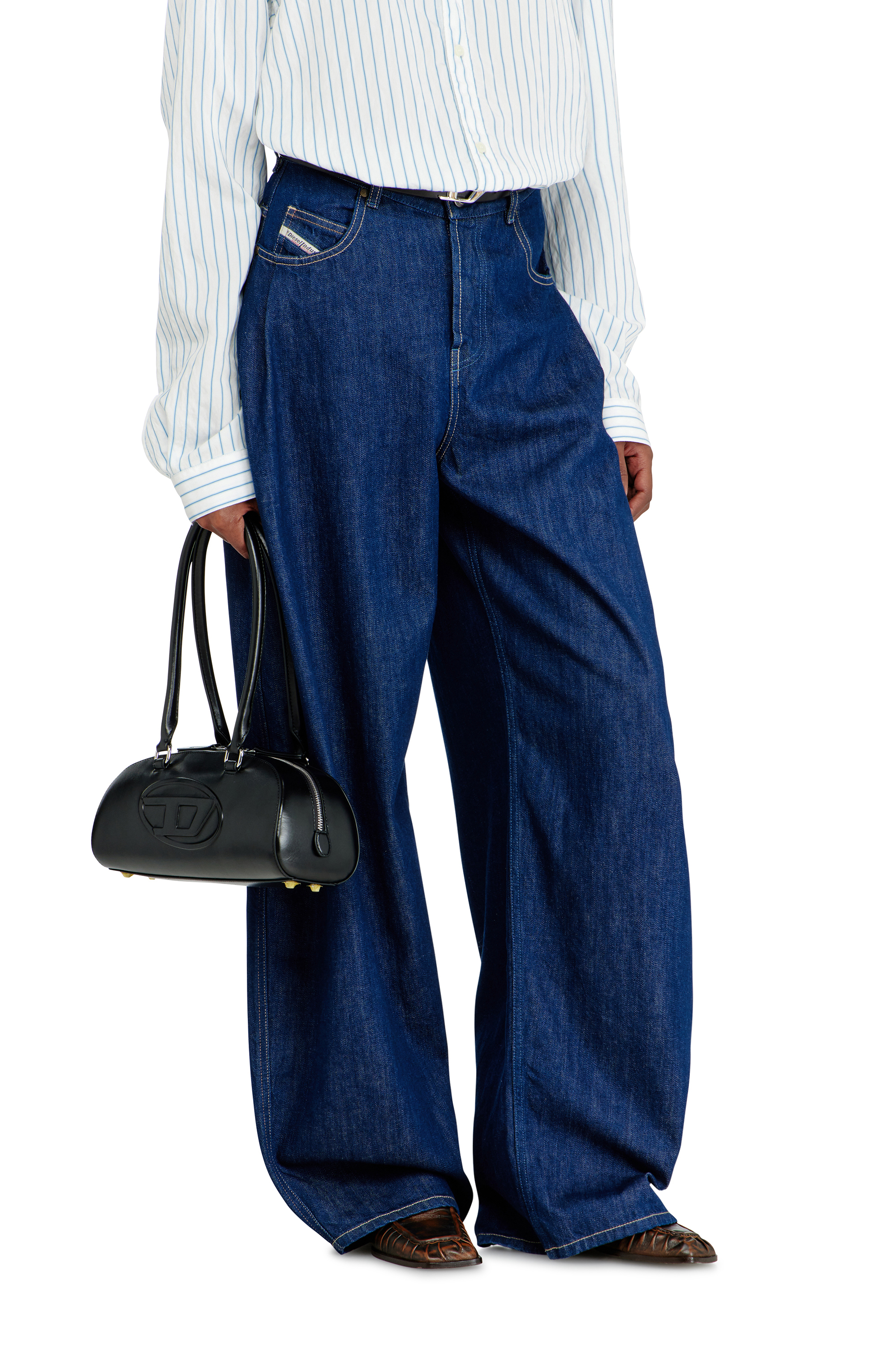 Diesel - Damen Relaxed Jeans 1987 D-Khelz 09Q09, Dunkelblau - 7