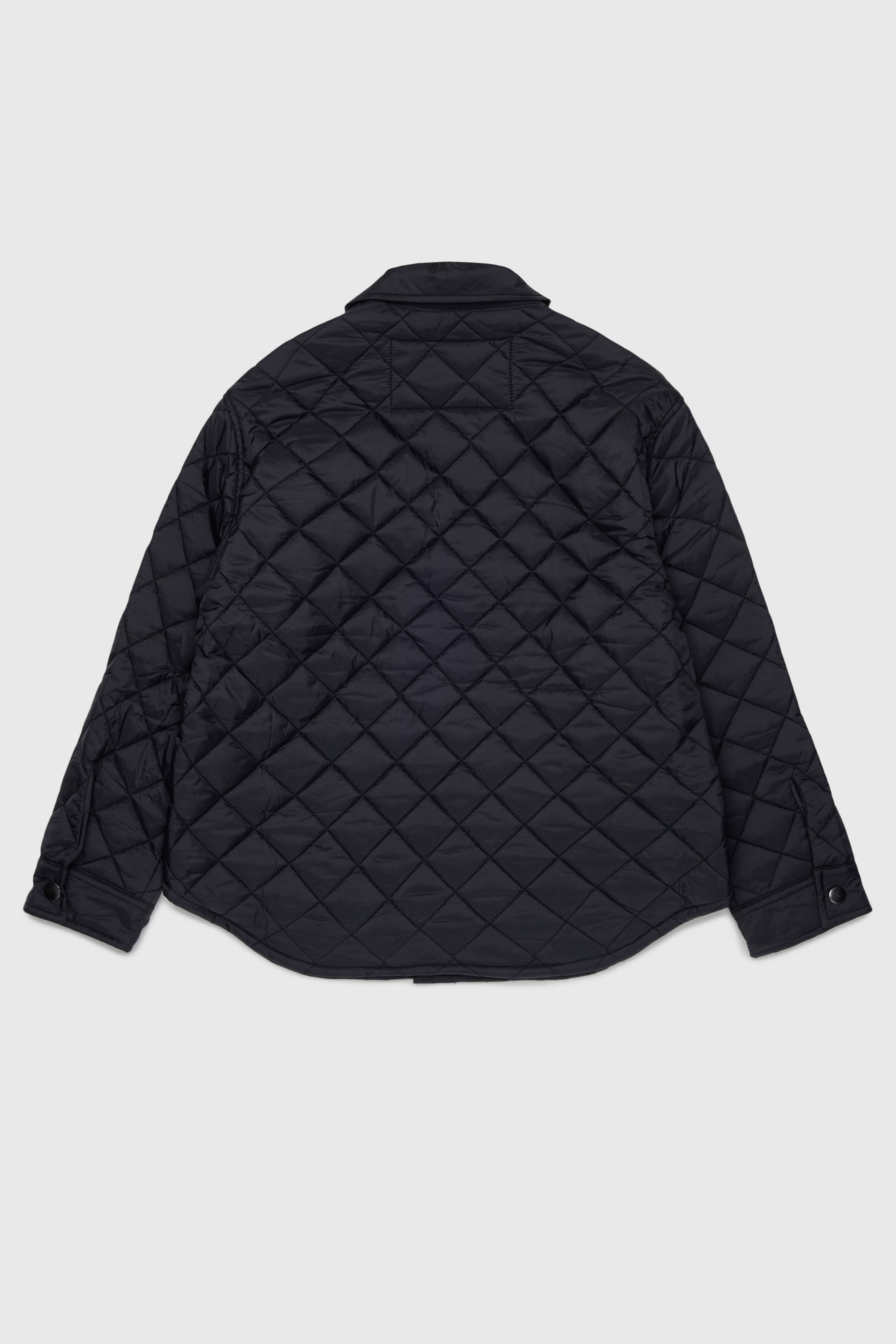 Diesel - JMONTY, Unisex's Shirt jacket in quilted nylon in Black - 2