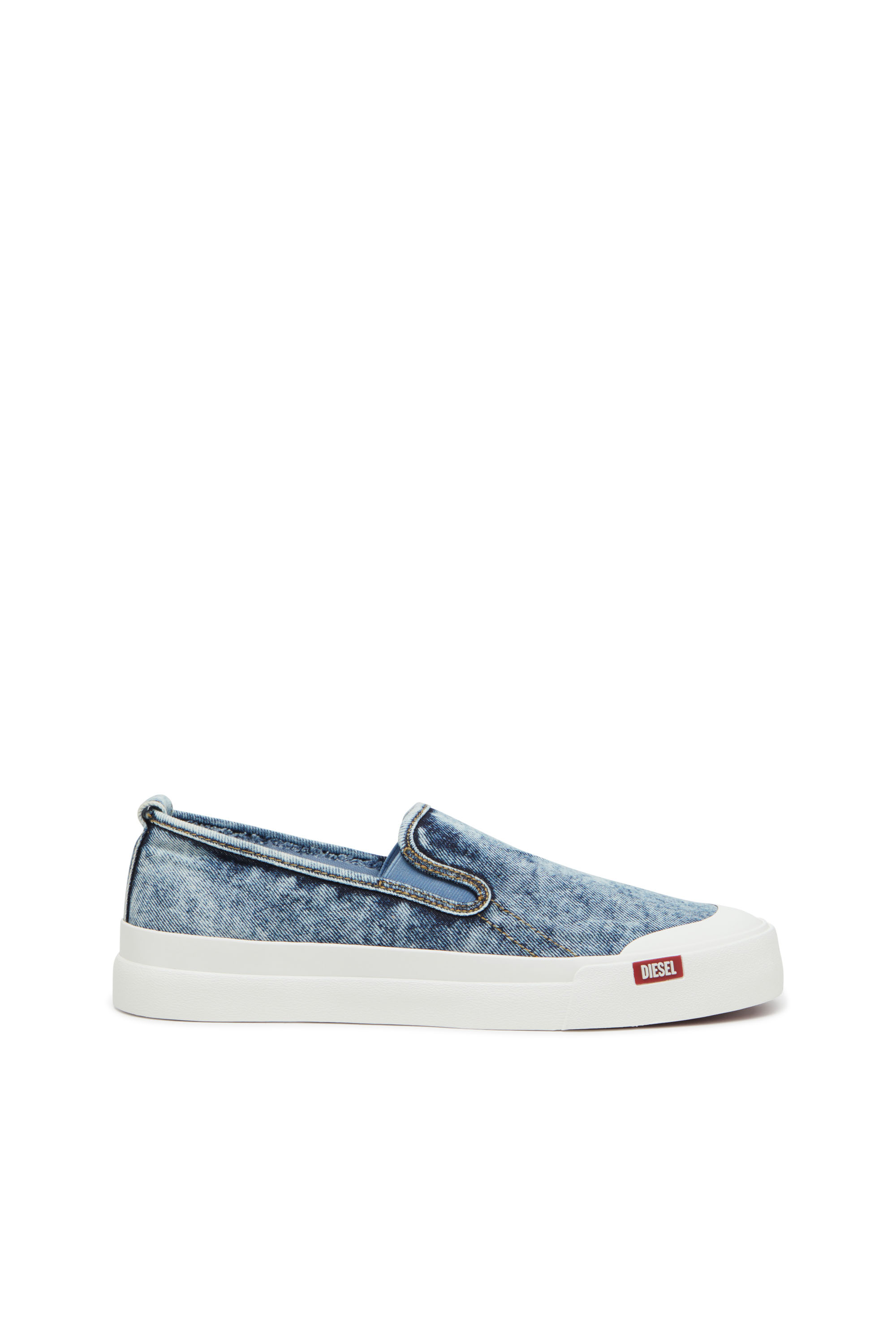 Diesel - S-ATHOS NMD SO, Herren S-Athos-Slip-on-Sneakers aus Denim in Blau - 1