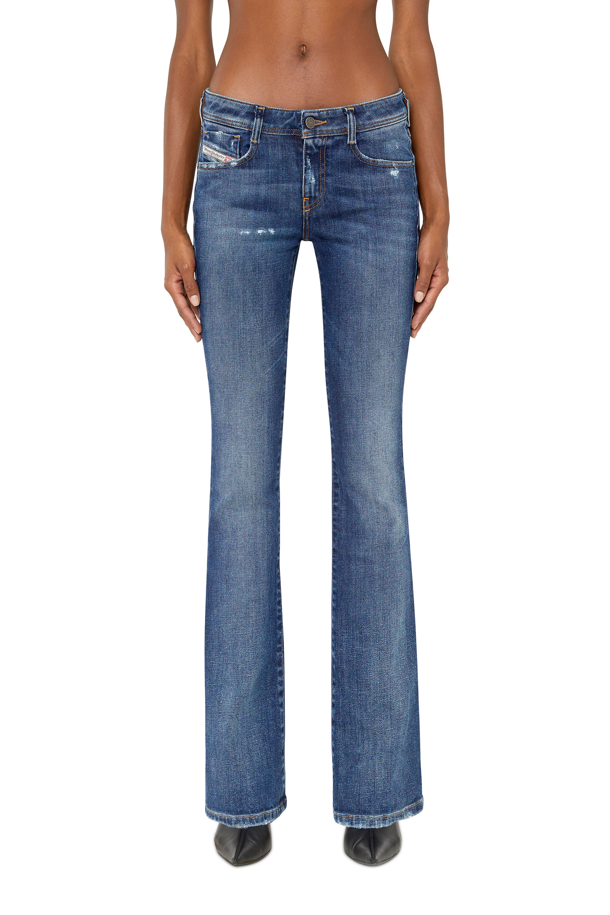 Diesel - 1969 D-EBBEY 09E45 Bootcut and Flare Jeans, Mittelblau - Image 1