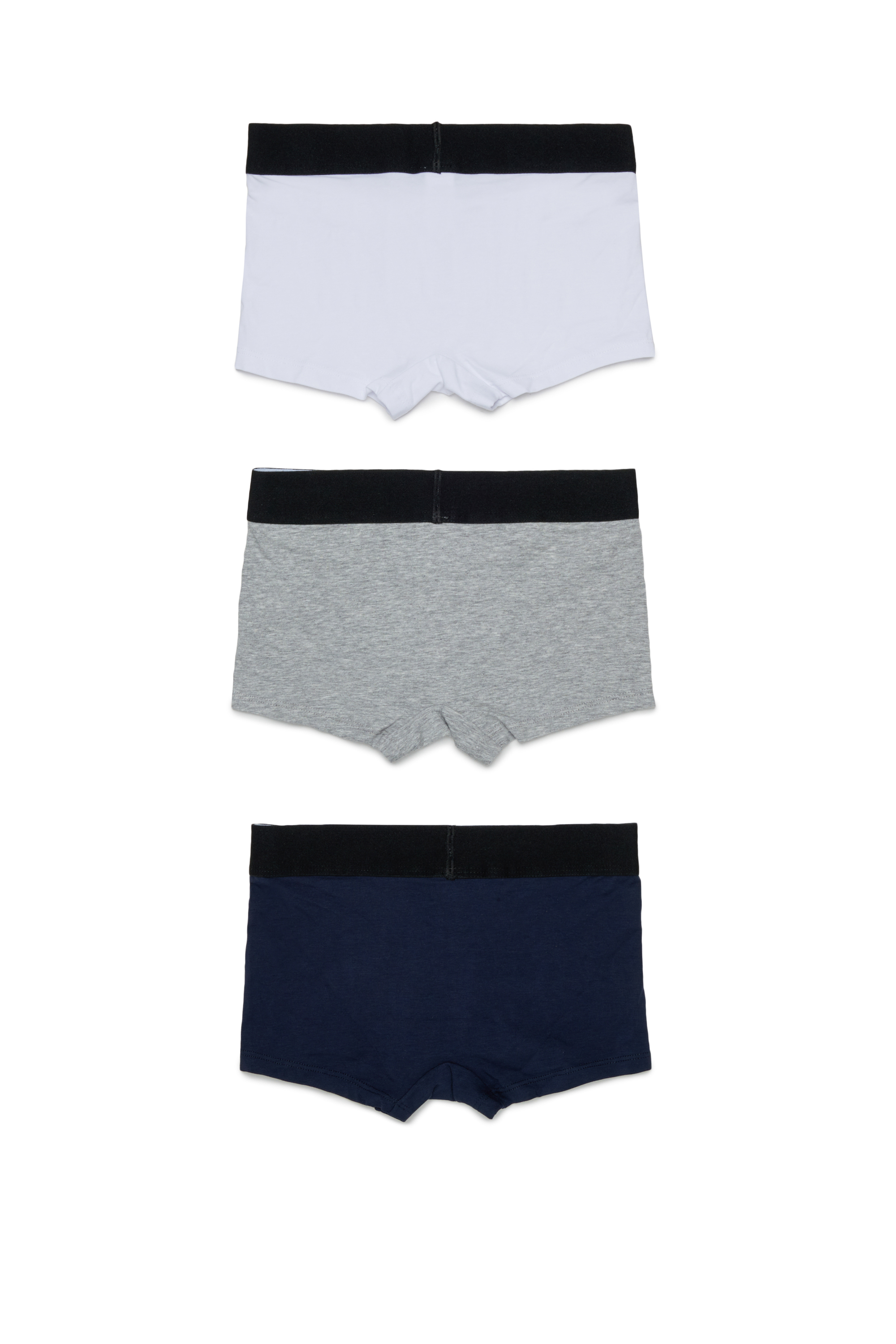 Diesel - UM-UMILLOTRIPACK-DD, Herren 3er-Pack Boxershorts aus stretch-baumwolle in Grau/Schwarz - 2