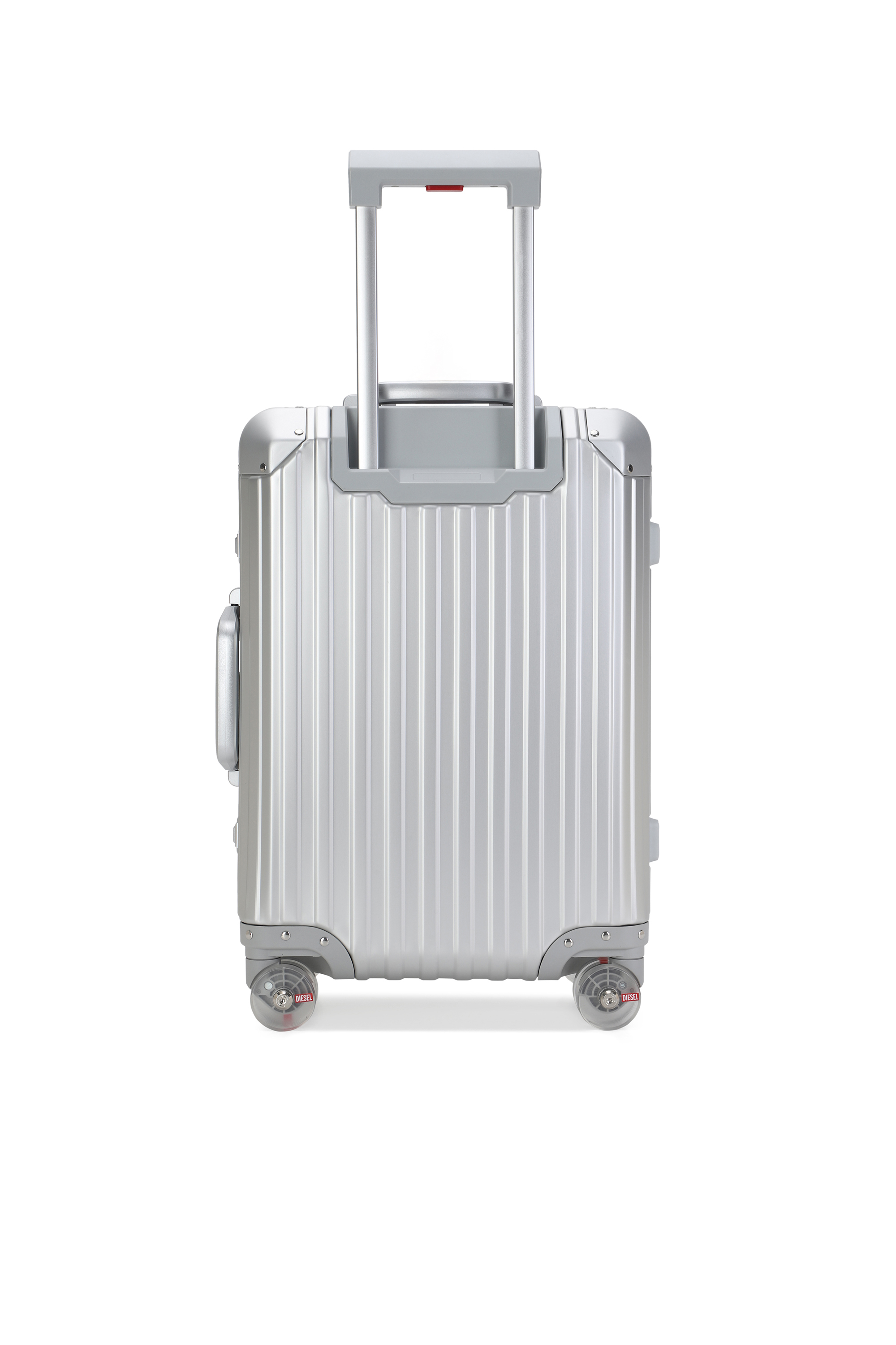 Diesel - DIESEL ALUMINUM TROLLEY- DSL002, Unisex Koffer aus Aluminium Gr&ouml;&szlig;e S in Silber - 2