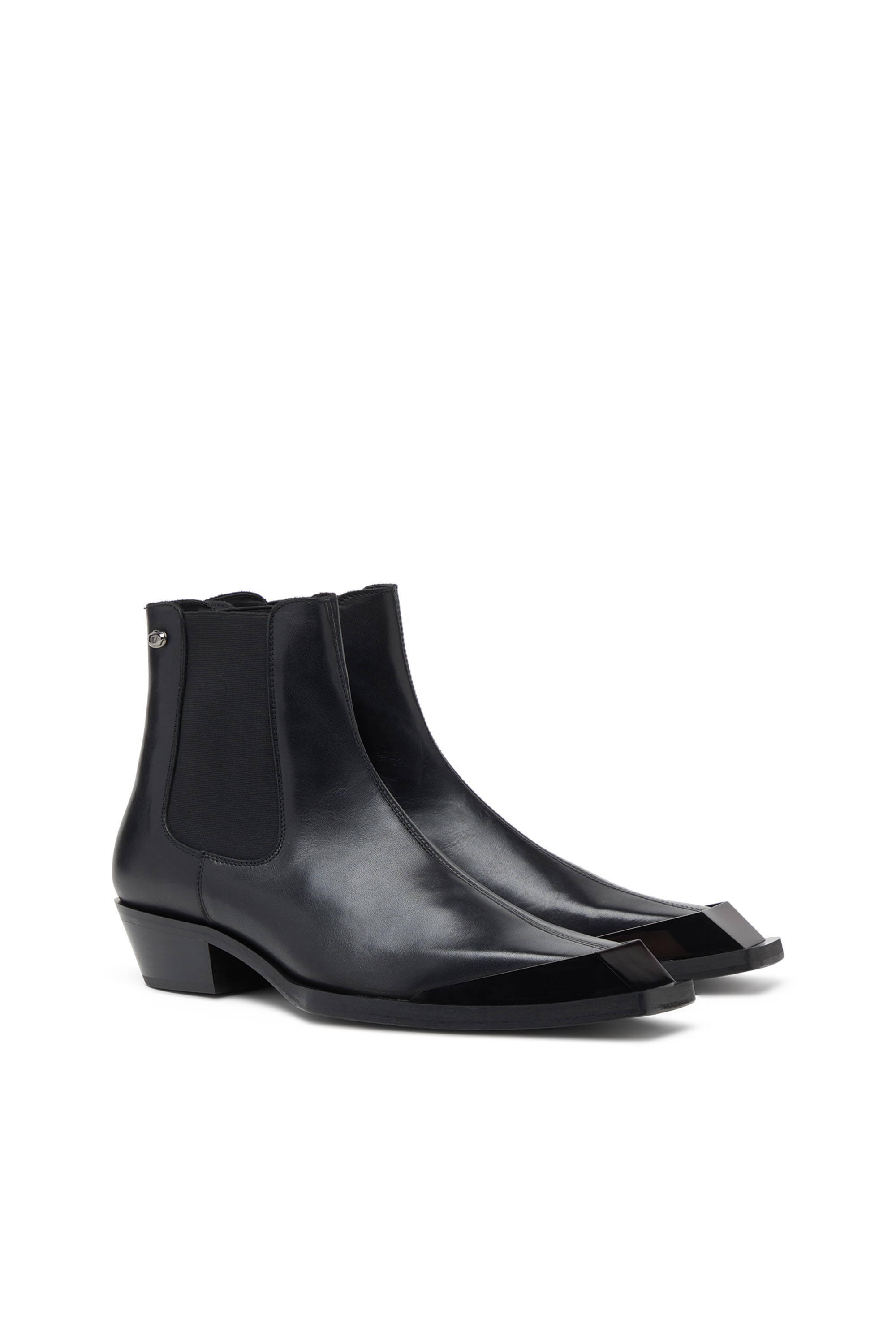 Diesel - D-TONA CH, Herren D-Tona-Chelsea Boots aus Leder in Schwarz - 2