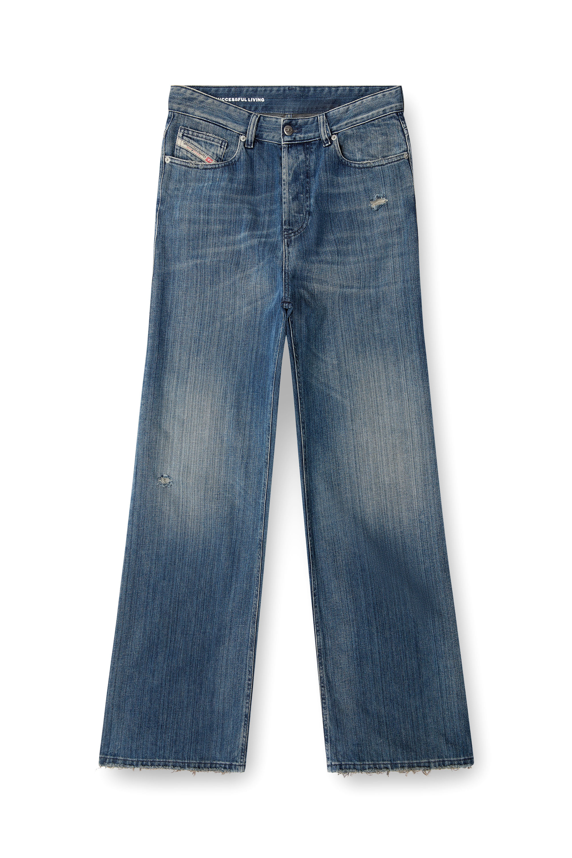Diesel - Damen Relaxed Jeans 1996 D-Sire 09M09, Dunkelblau - 2