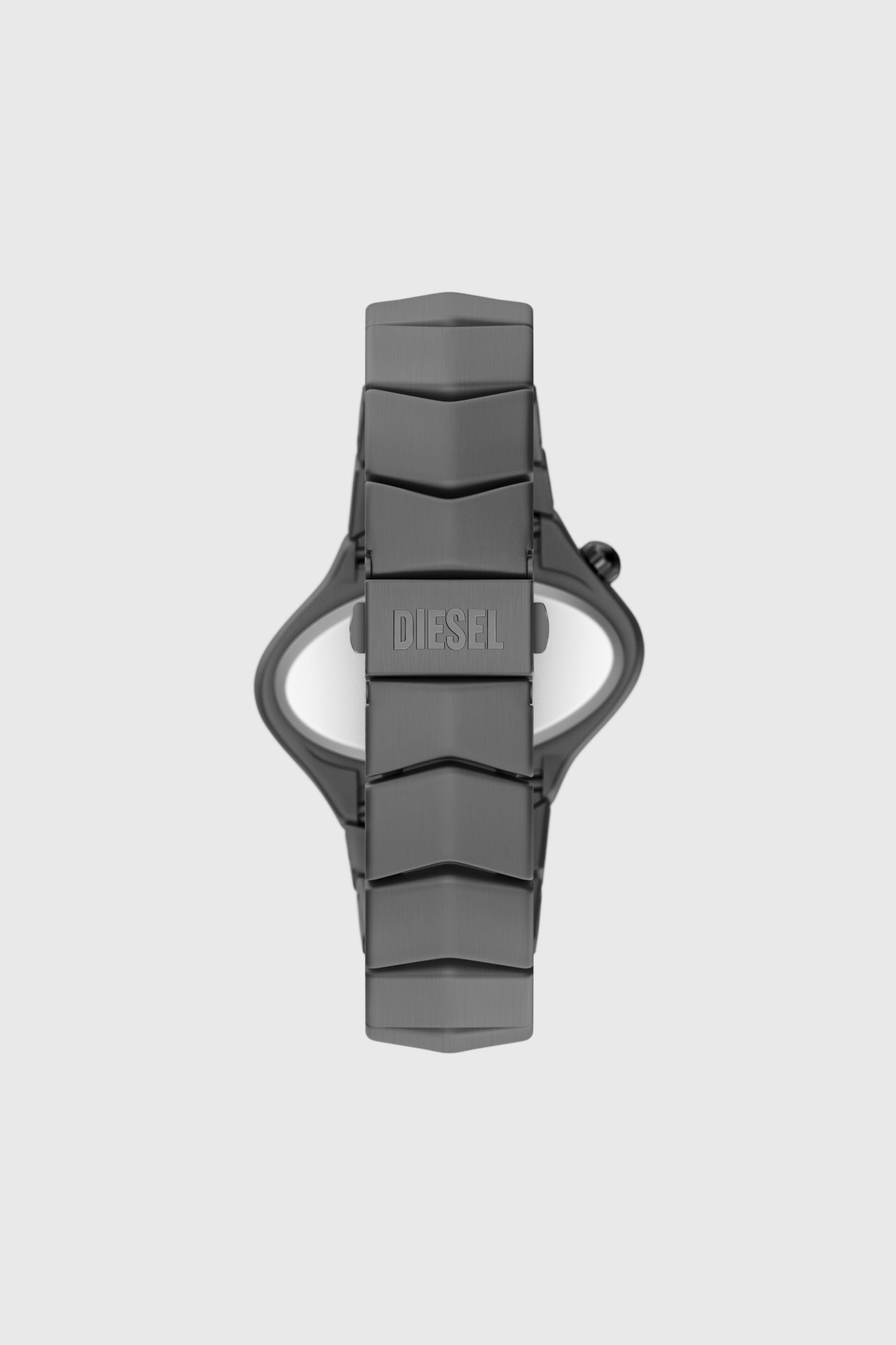 Diesel - DZ2241 WATCH, Herren D-Rush gunmetal Edelstahl-Uhr in Dunkelgrau - 2