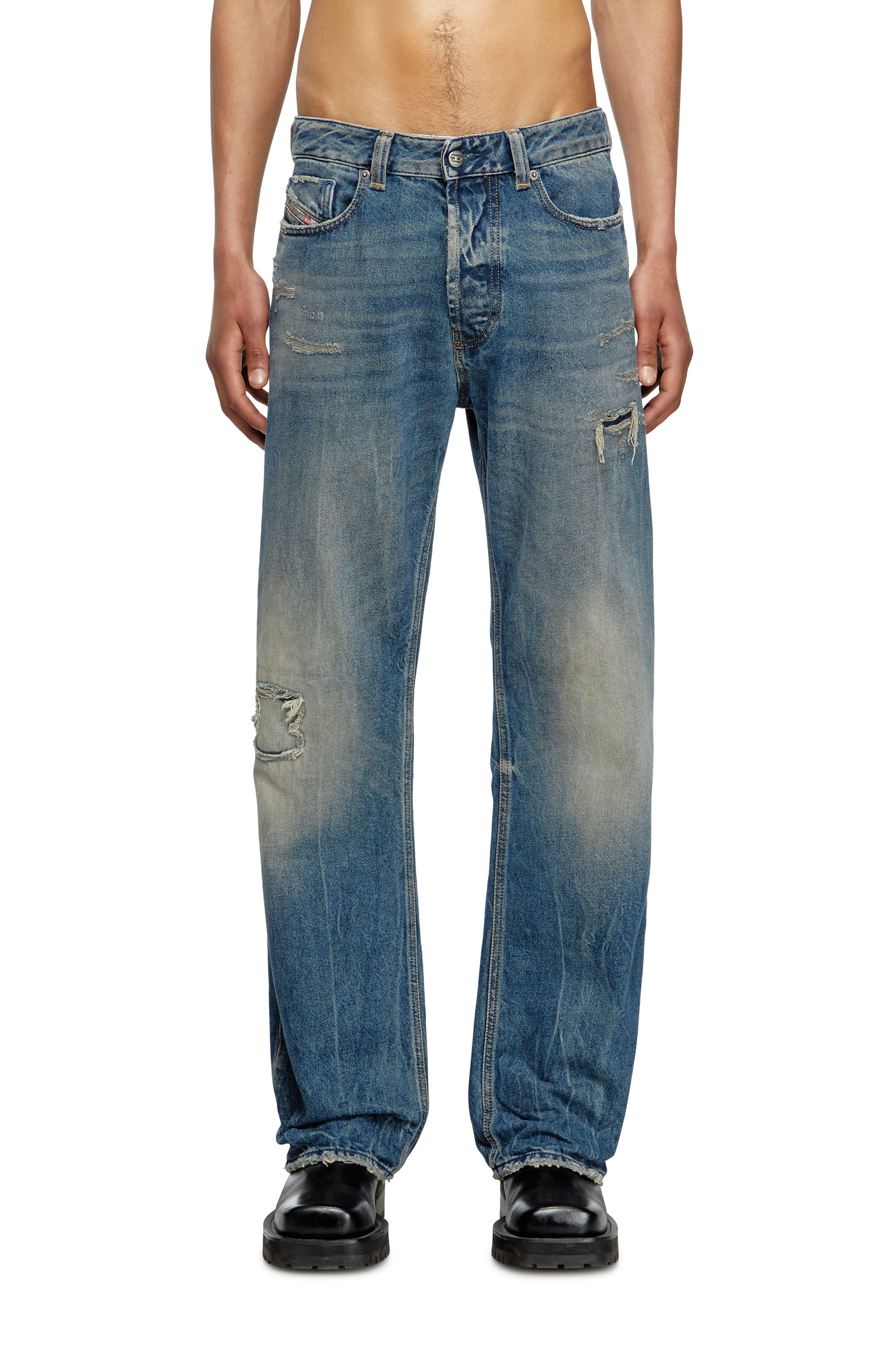 Diesel - Herren Relaxed Jeans 1980 D-Eeper 09M28, Mittelblau - 1