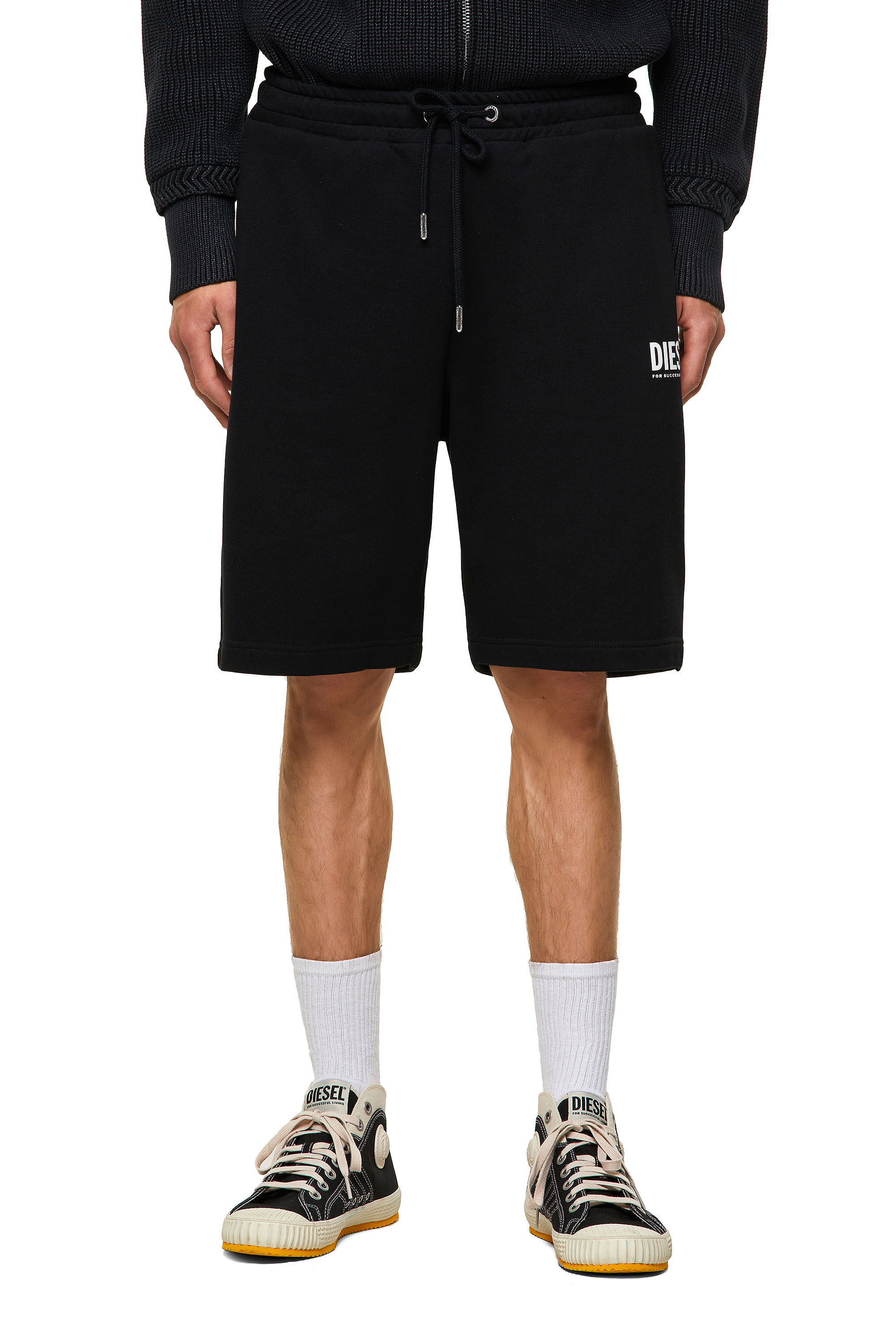 P-CROWN-ECOLOGO, Schwarz - Kurze Hosen
