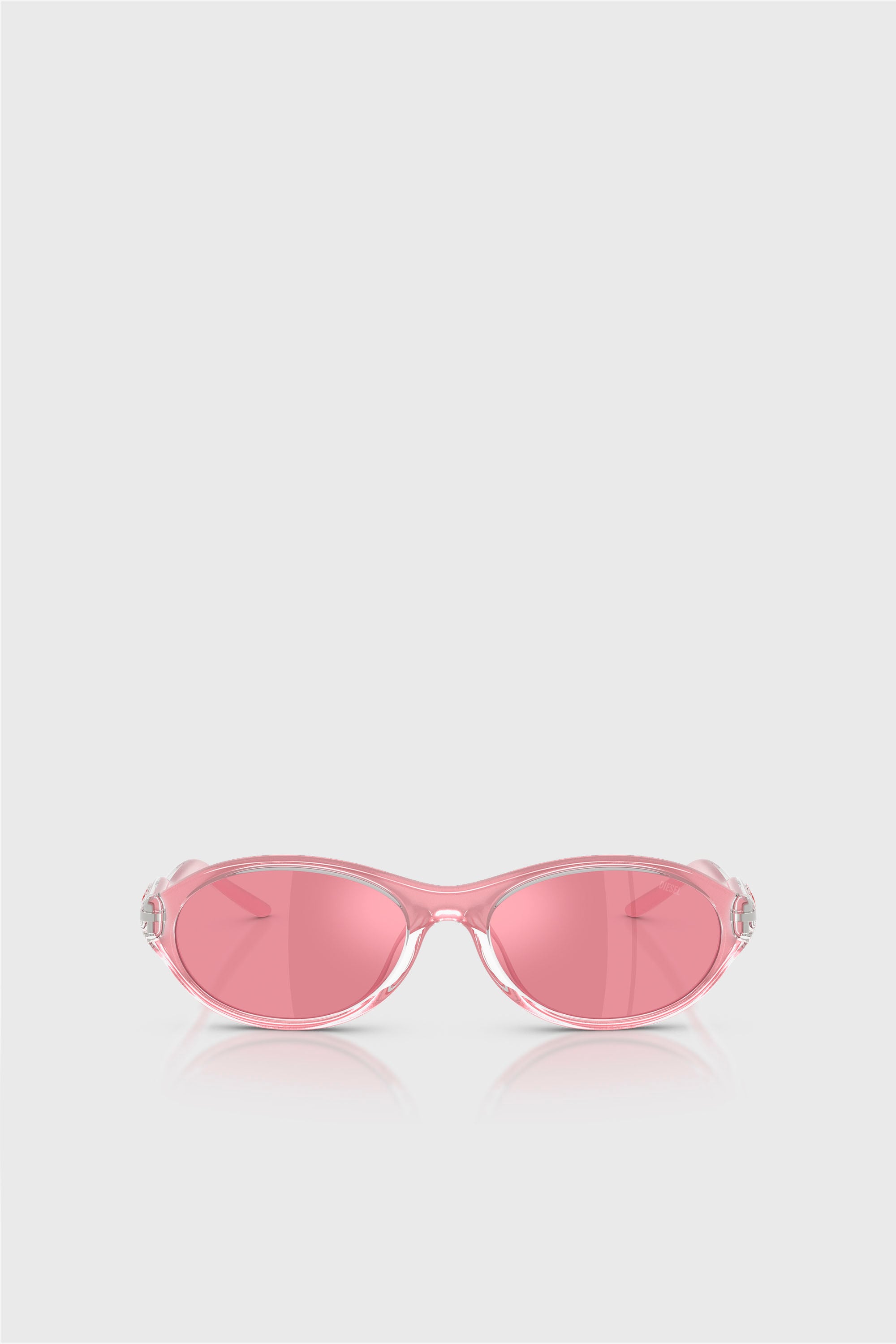 Diesel - 0DL3024U, Unisex Ovale Sonnenbrille in Rosa - 1