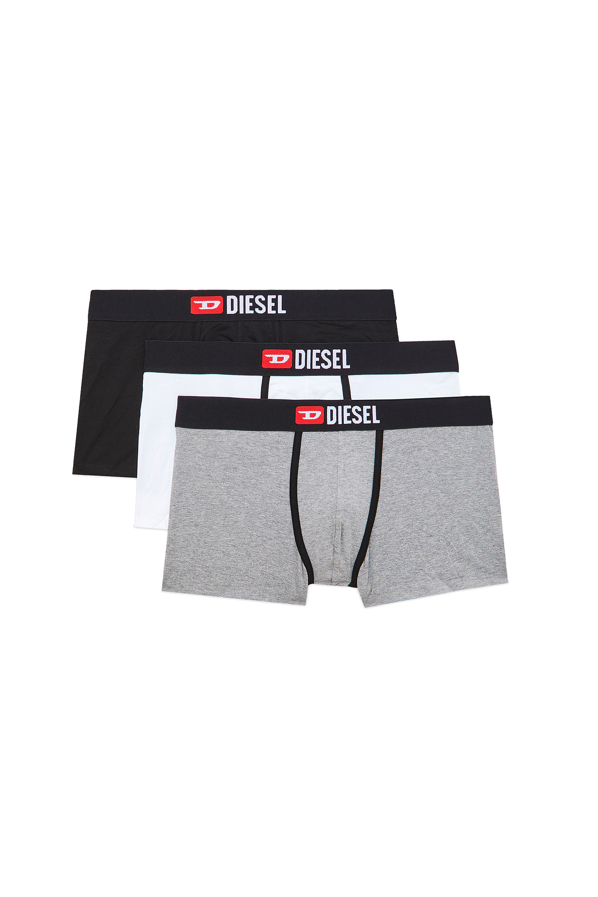 UMBX-DAMIENTHREEPACK, Schwarz/Grau - Boxershorts