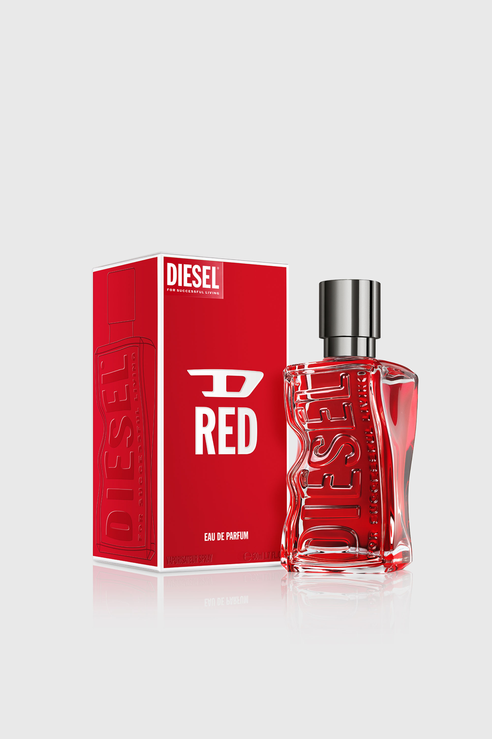 Diesel - D RED 50 ML, Herren D RED 50ml, Eau de Parfum in Rot - 2