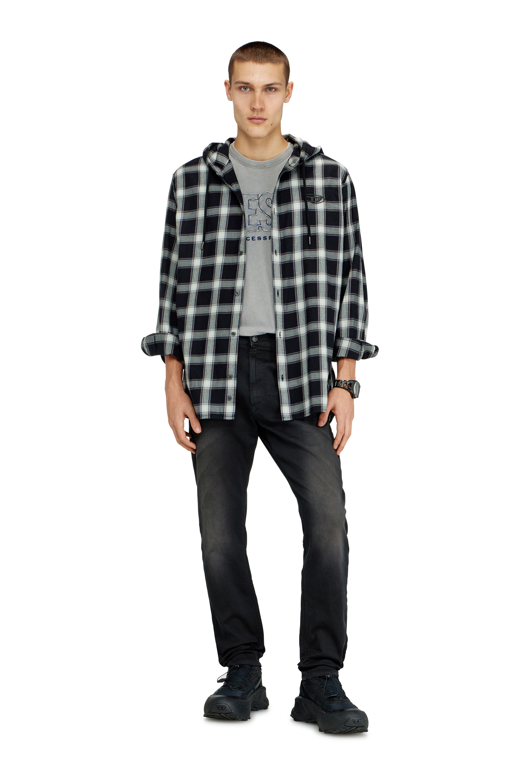 Diesel - Herren Regular 2032 D-Krooley-BW Joggjeans&reg; 0670M, Schwarz - 2