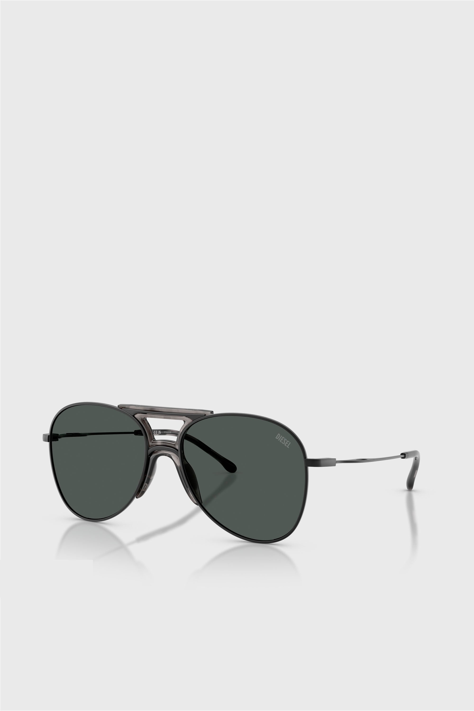 Diesel - 0DL1022T, Unisex Pilot-Sonnenbrille in Schwarz - 2