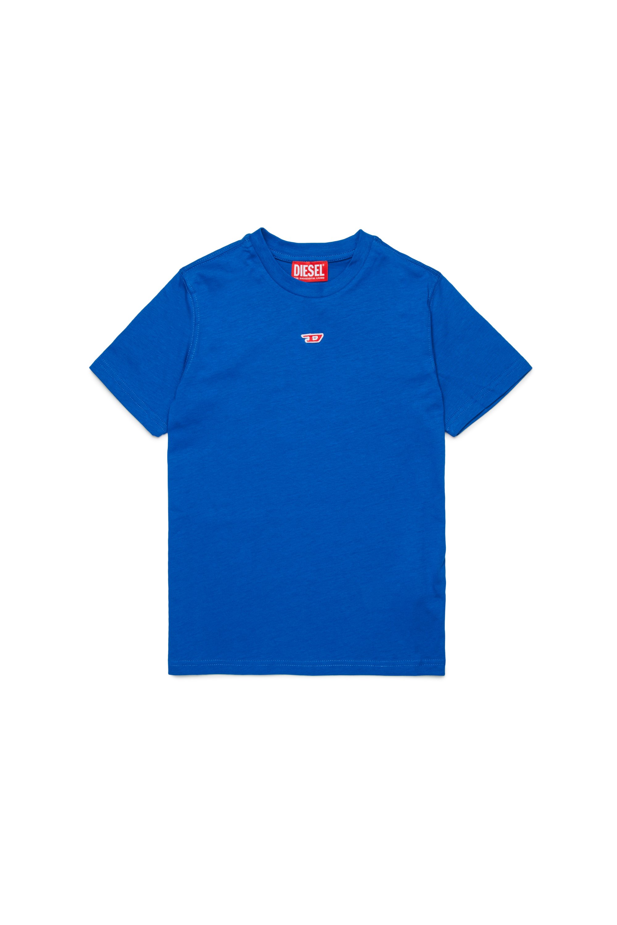 Diesel - TDIEGORD, Unisex T-Shirt mit D-Logo in Blau - 1