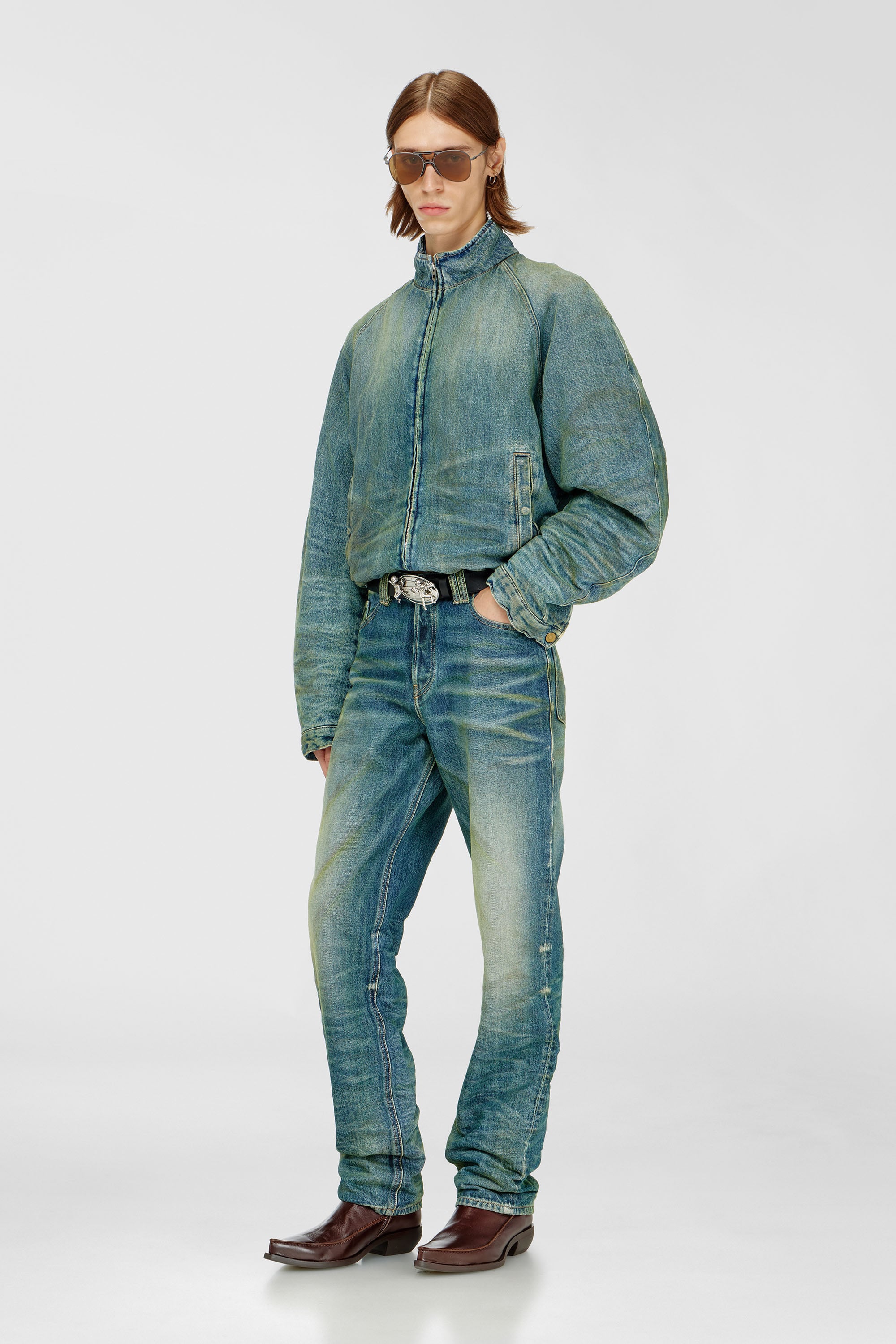 Diesel - D-FRIDO-30-TR, Herren D-Frido-Westliche Stiefeletten aus Leder in Braun - 2