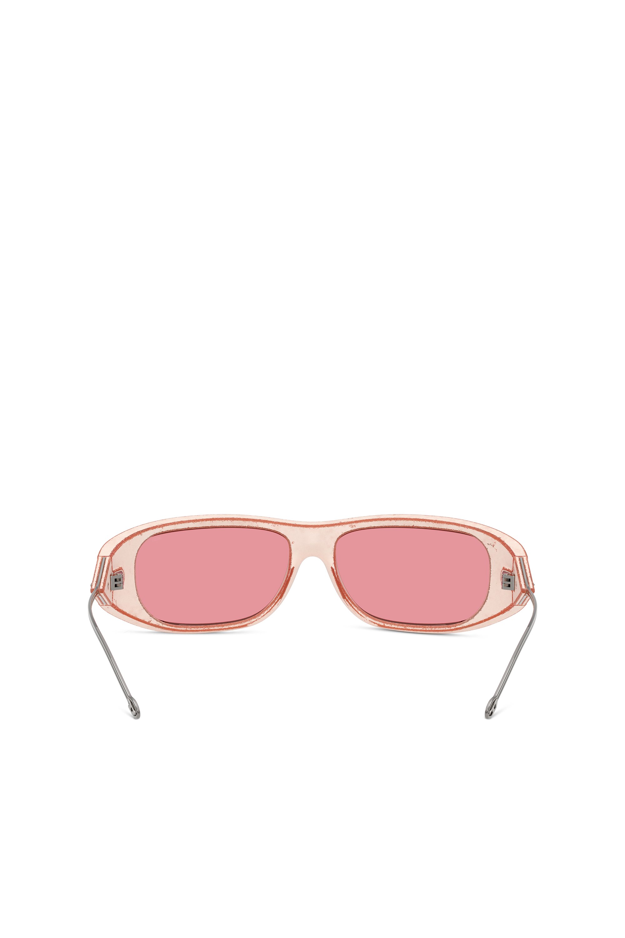 Diesel - 0DL3001 SIZE 61, Unisex Wraparound-Stil Brille in Rosa - 3