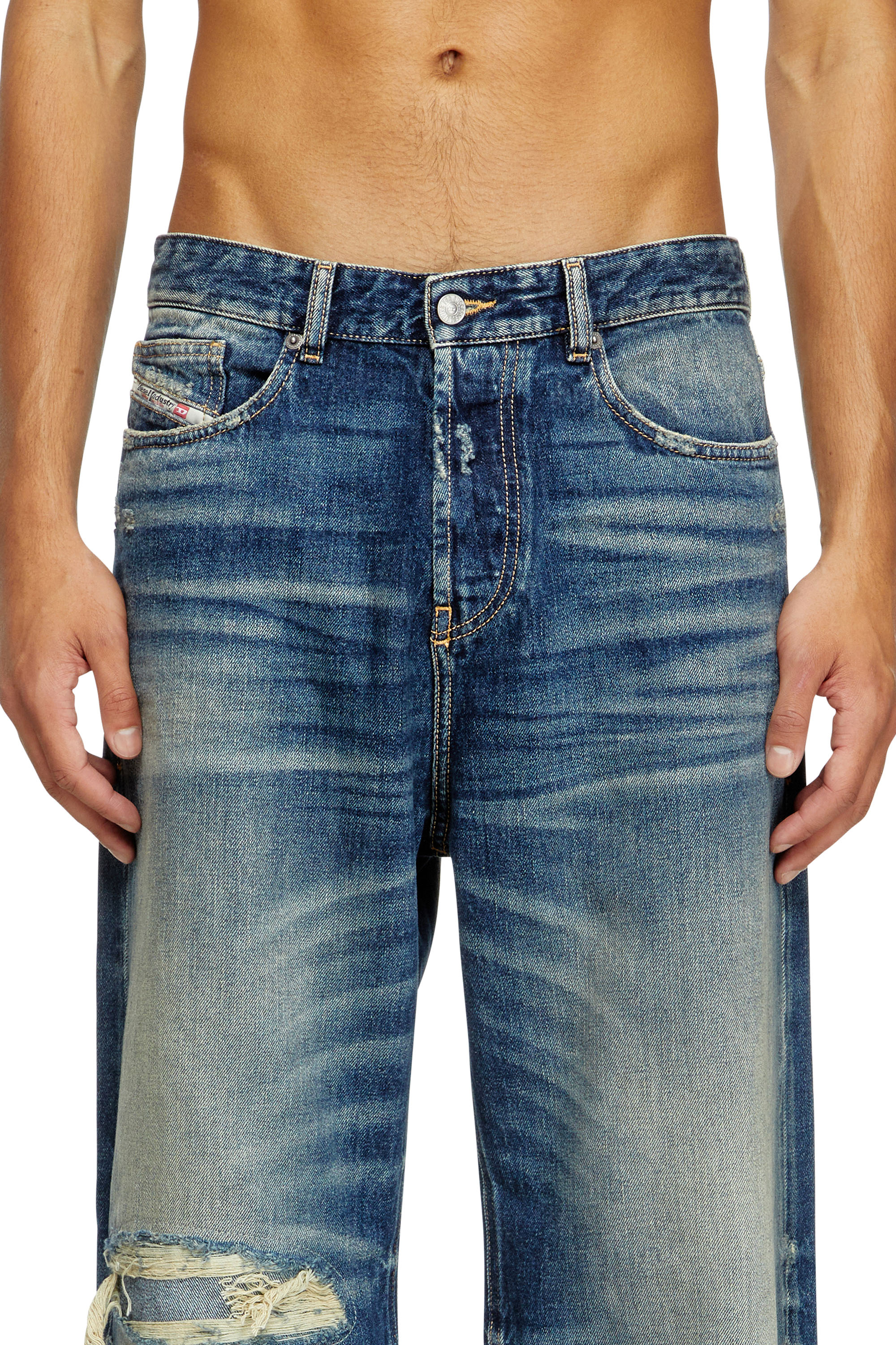 Relaxed Jeans D-Rise 09J95, Dunkelblau Diesel - Herren Relaxed Jeans D-Rise 09J95, Dunkelblau - 5
