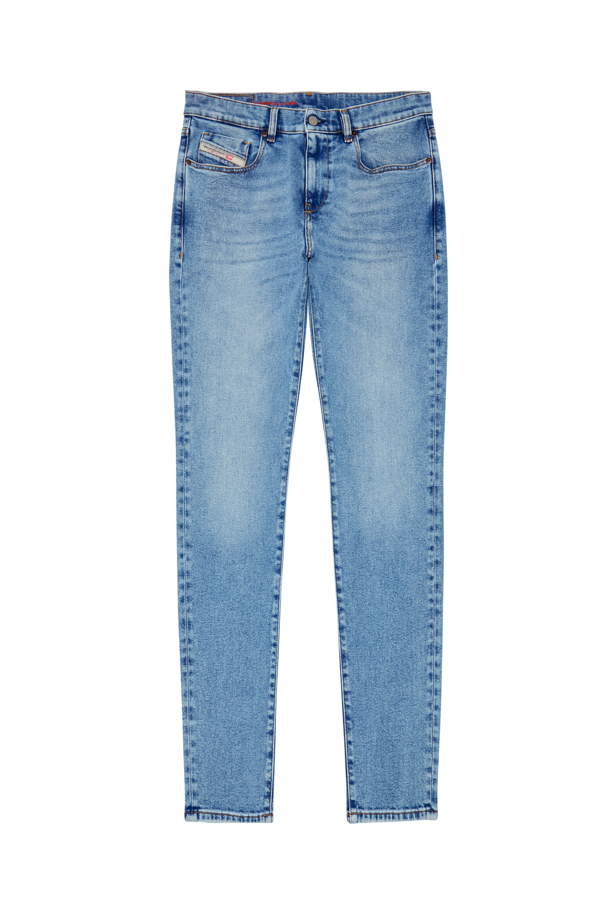 2019 D-STRUKT 09B92 Slim Jeans, Mittelblau - Jeans
