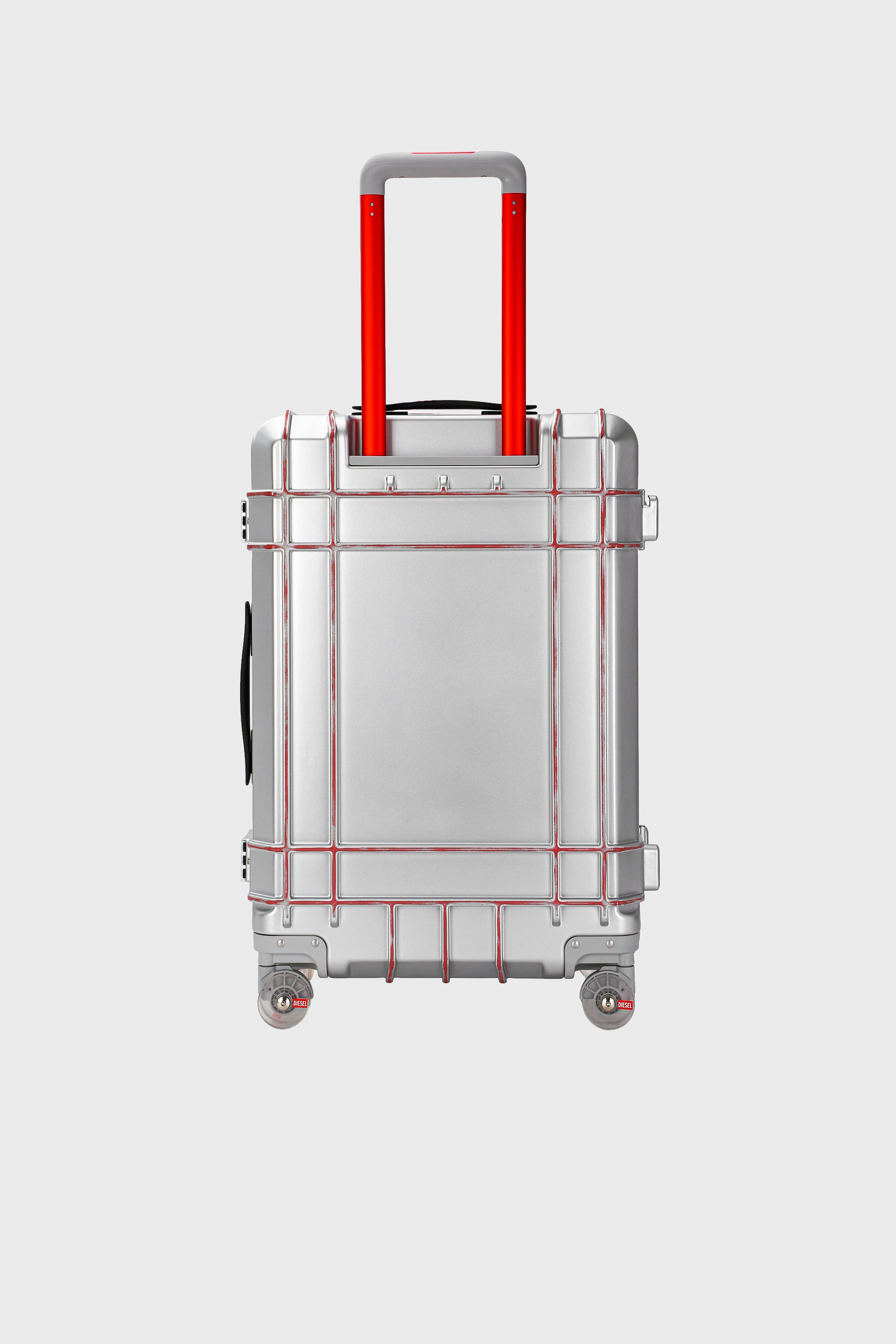 Diesel - DIESEL PC STRONG IMAGE TROLLEY- DSL003, Unisex Robuster Koffer Gr&ouml;&szlig;e M in Silber - 2